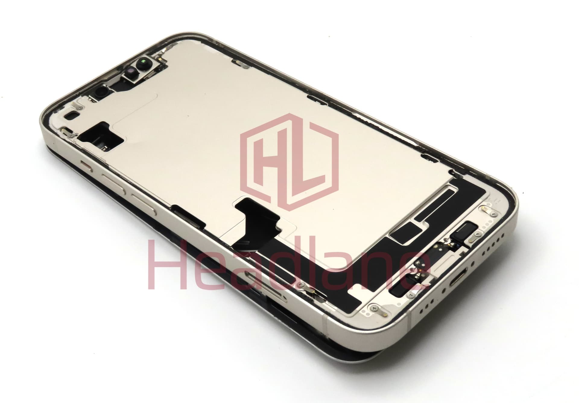 iPhone 14 Back / Battery Cover + Small Parts - Starlight (Pulled - Grade B) - view 2