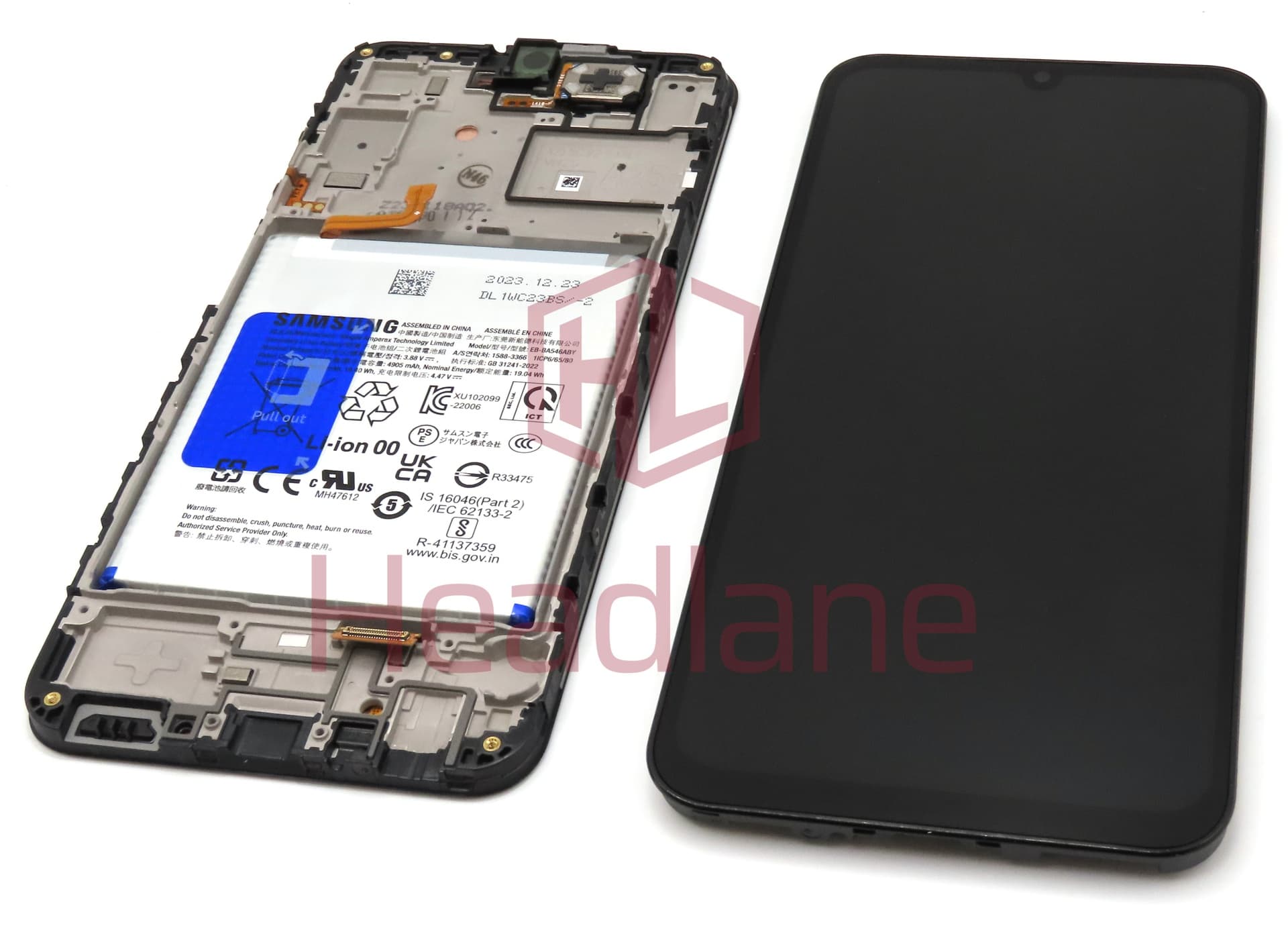 Samsung SM-A256 Galaxy A25 5G LCD Display / Screen + Touch + Battery - view 2