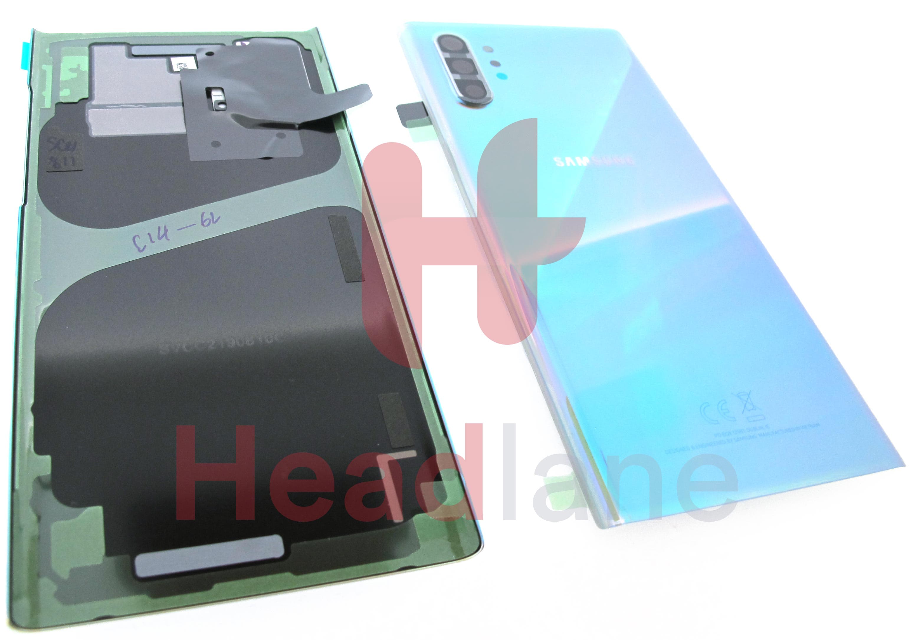 Samsung SM-N975 Galaxy Note 10+ / Note 10 Plus Back / Battery Cover - Aura Glow / Silver - view 2