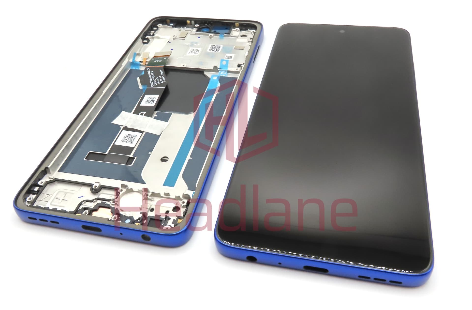 Motorola XT2529 Moto G56 LCD Display / Screen + Touch - Pantone Dazzling Blue - view 2