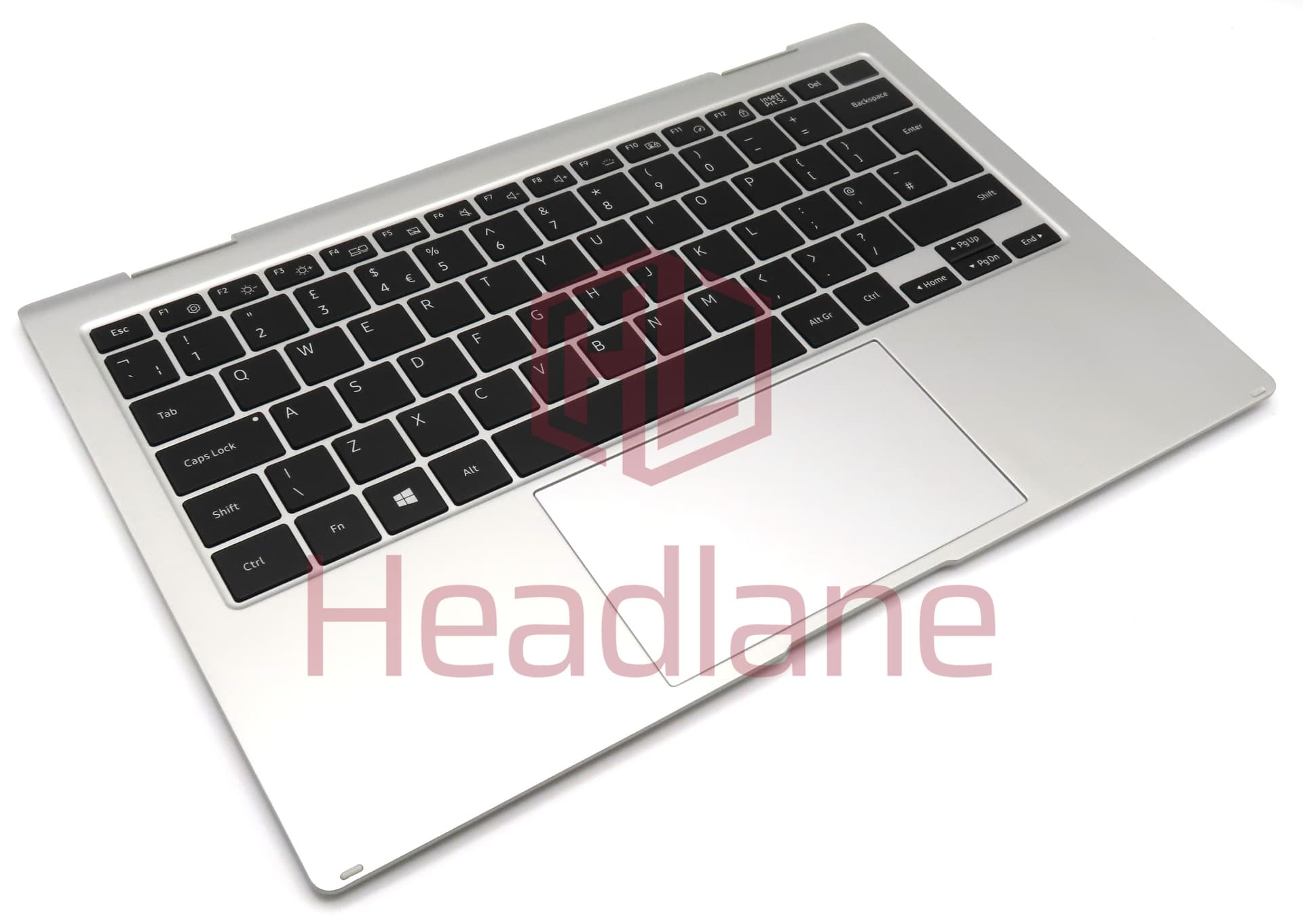 Samsung NP935QDB Galaxy Book Pro 360 5G  Top Keyboard Cover - Silver (UK QWERTY) - view 2