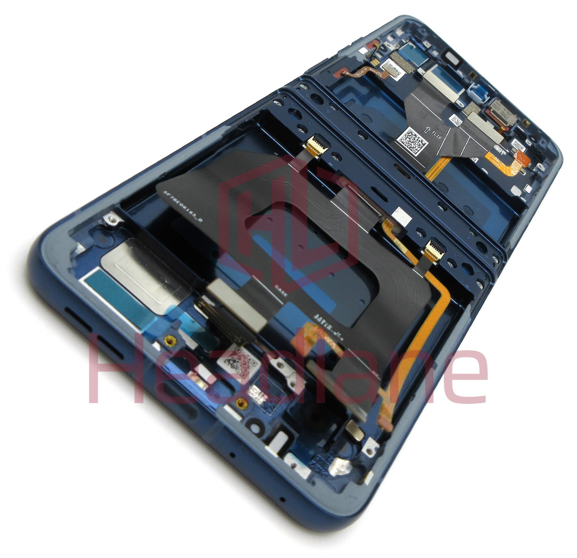 Motorola XT2553 Razr 60 Main / Inner LCD Display / Screen + Touch - Blue / Pantone Gibraltar Sea - view 2