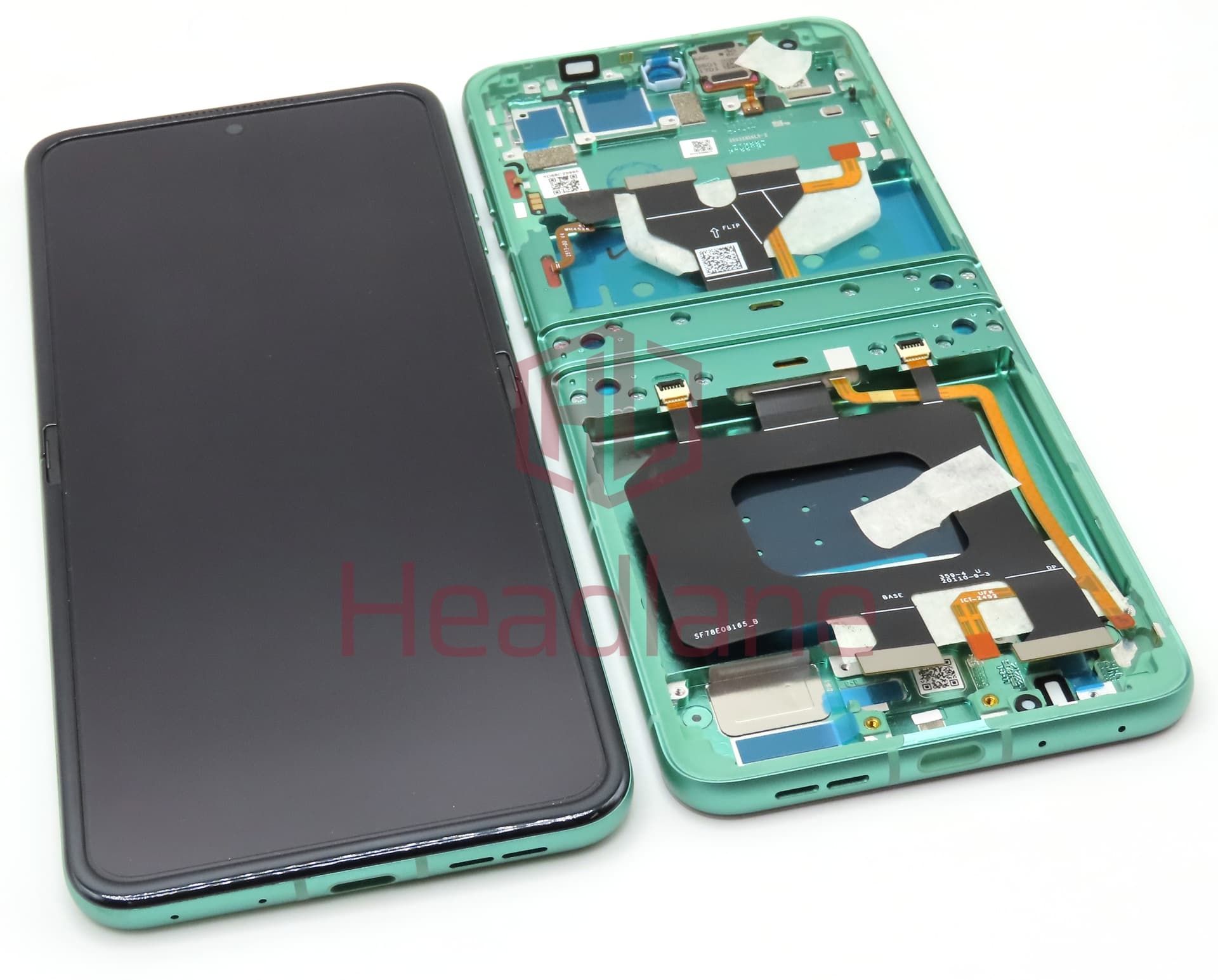 Motorola XT2553 Razr 60 Main / Inner LCD Display / Screen + Touch - Green / Pantone Spring Bud - view 2