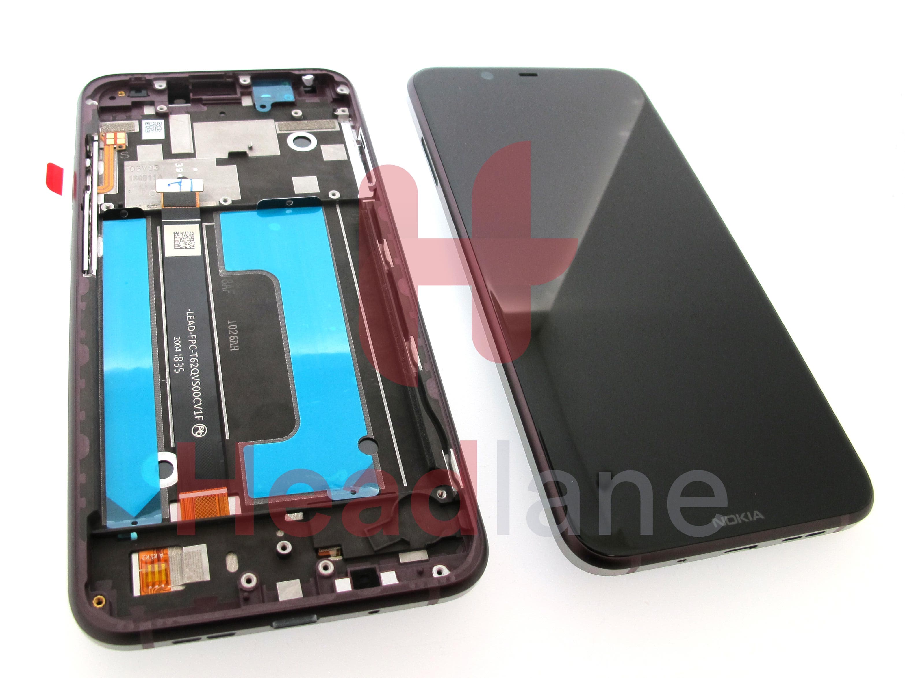 Nokia 8.1 TA-1119 TA-1128 LCD Display / Screen + Touch - Iron - view 2