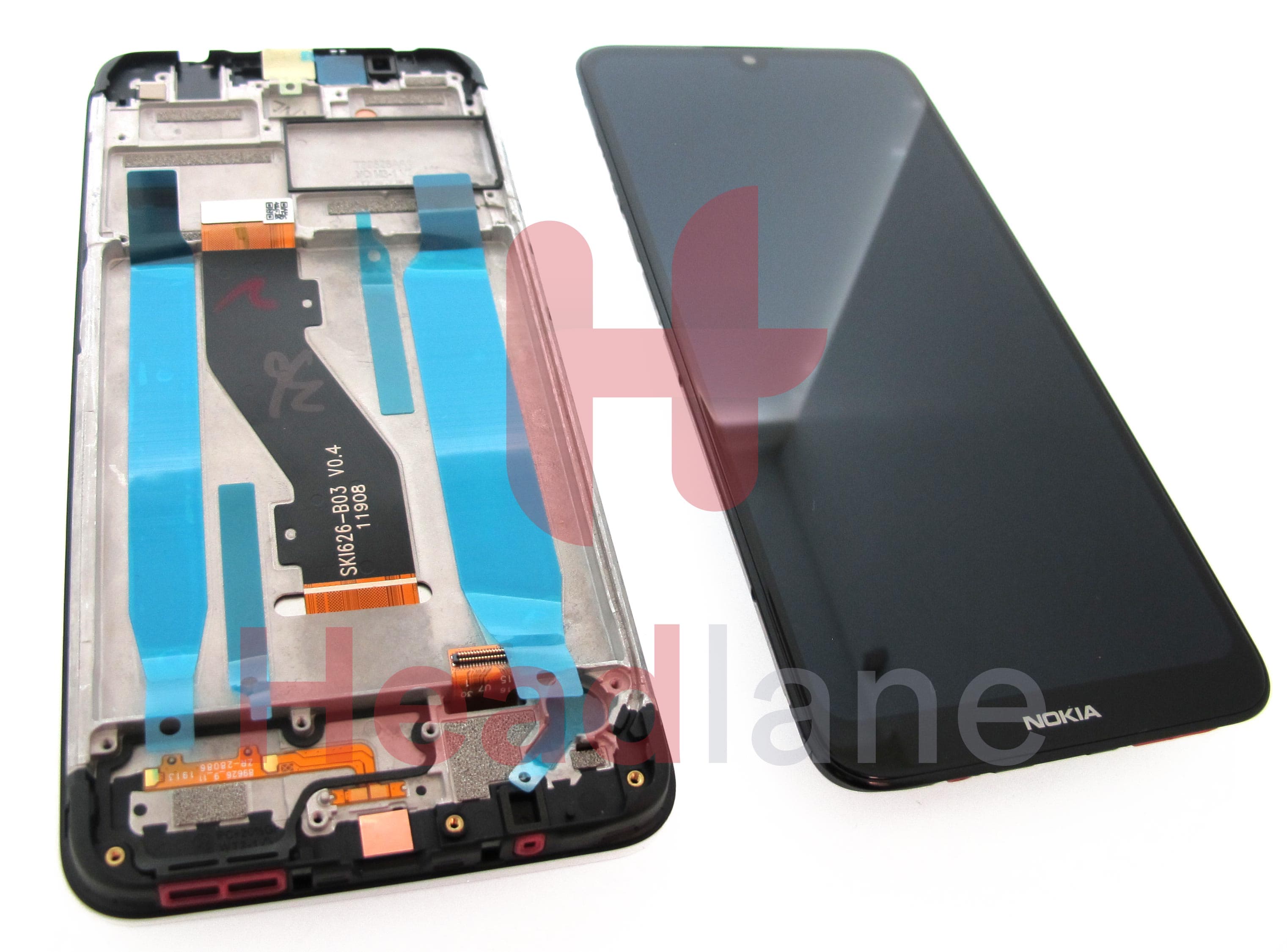 Nokia 3.2 TA-1156, TA-1164 LCD Display / Screen + Touch - view 2