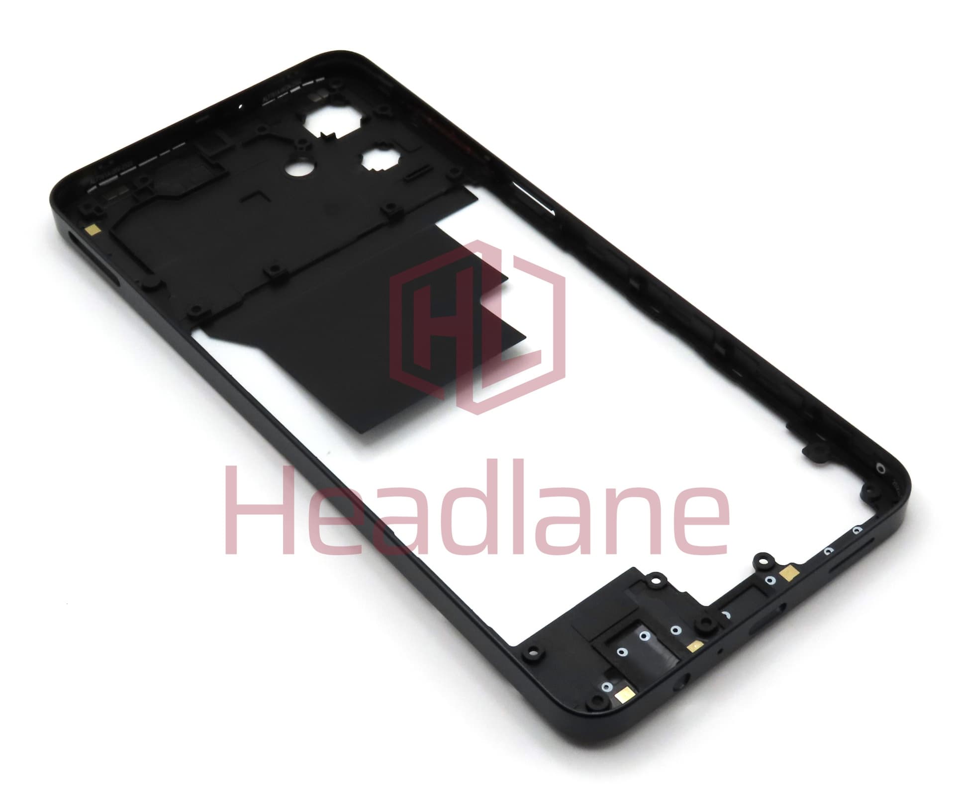 Samsung SM-A075 Galaxy A07 Middle Cover / Chassis - Black - view 2