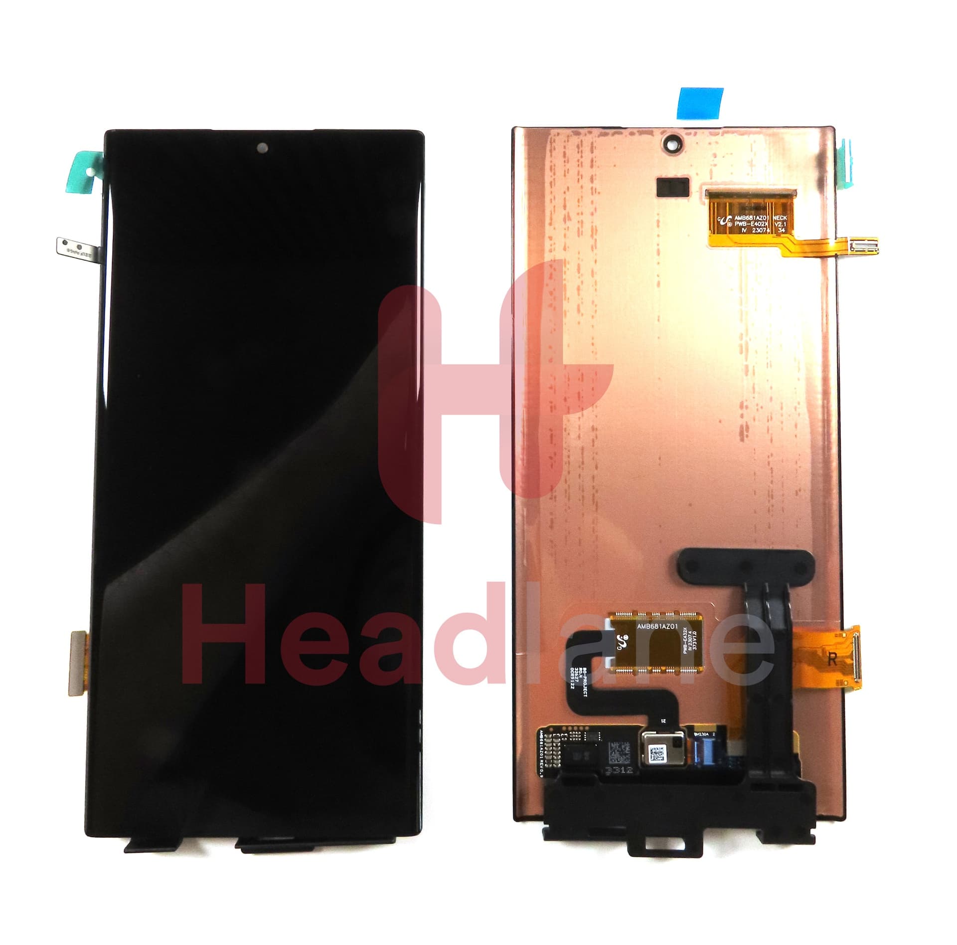 Samsung SM-S908 Galaxy S22 Ultra LCD Display / Screen + Touch (No Frame) - view 2