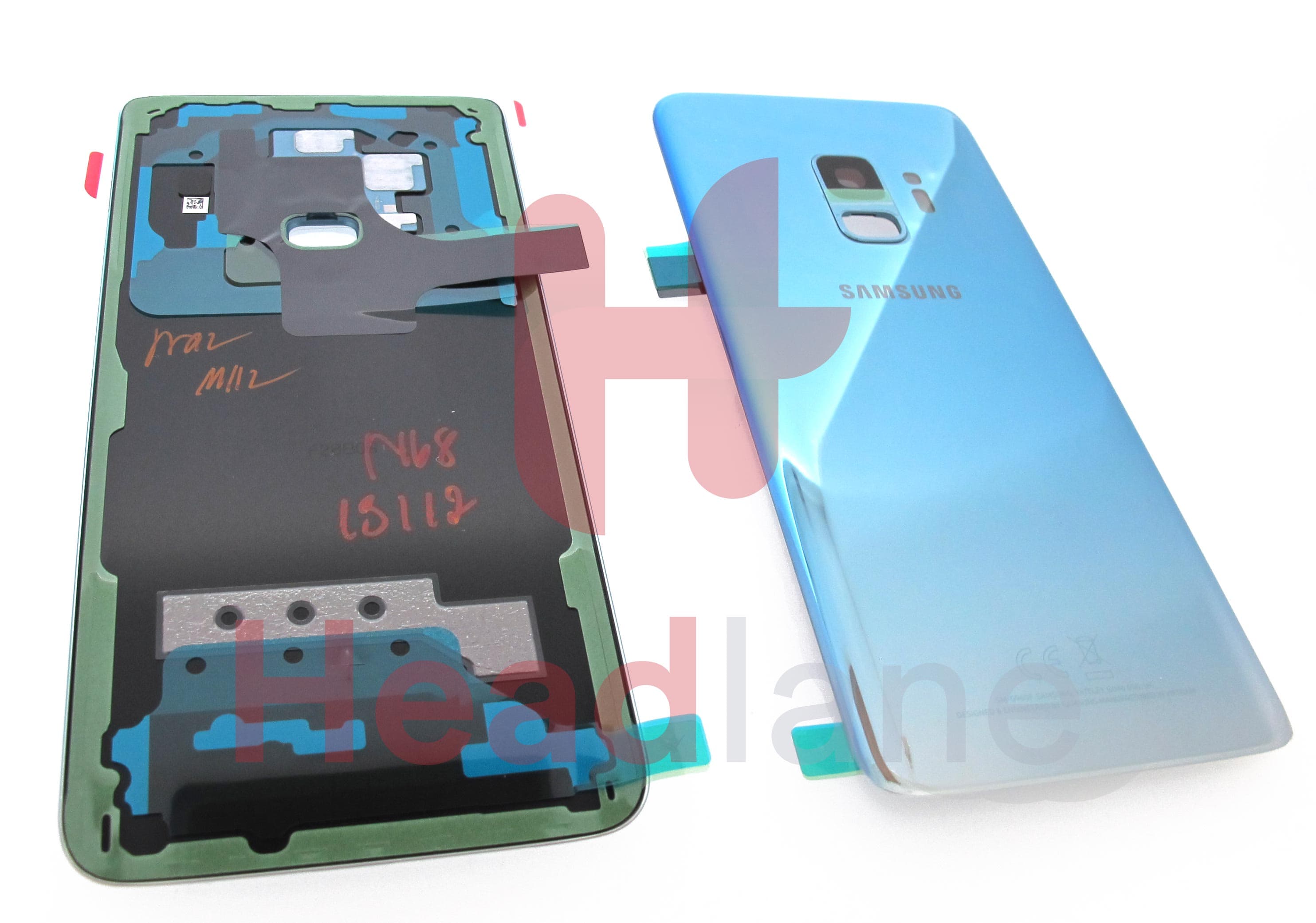Samsung SM-G960F Galaxy S9 Single SIM Battery Cover - Polaris Blue - view 2