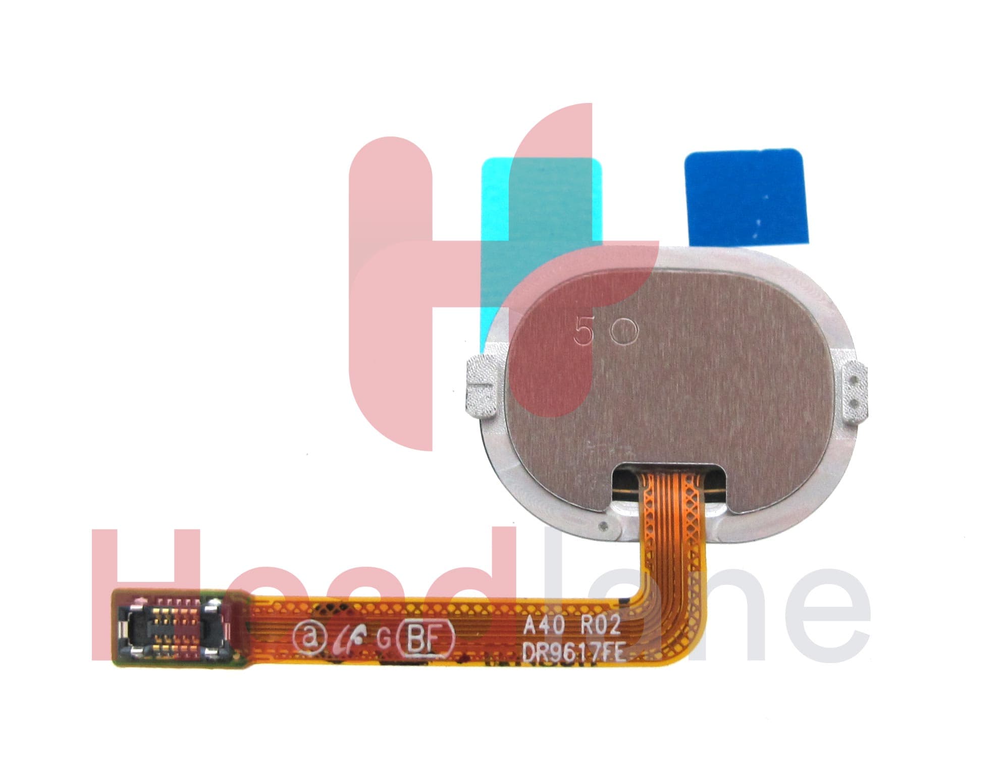 Samsung SM-A405 Galaxy A40 Fingerprint Reader / Sensor Flex - Black - view 2