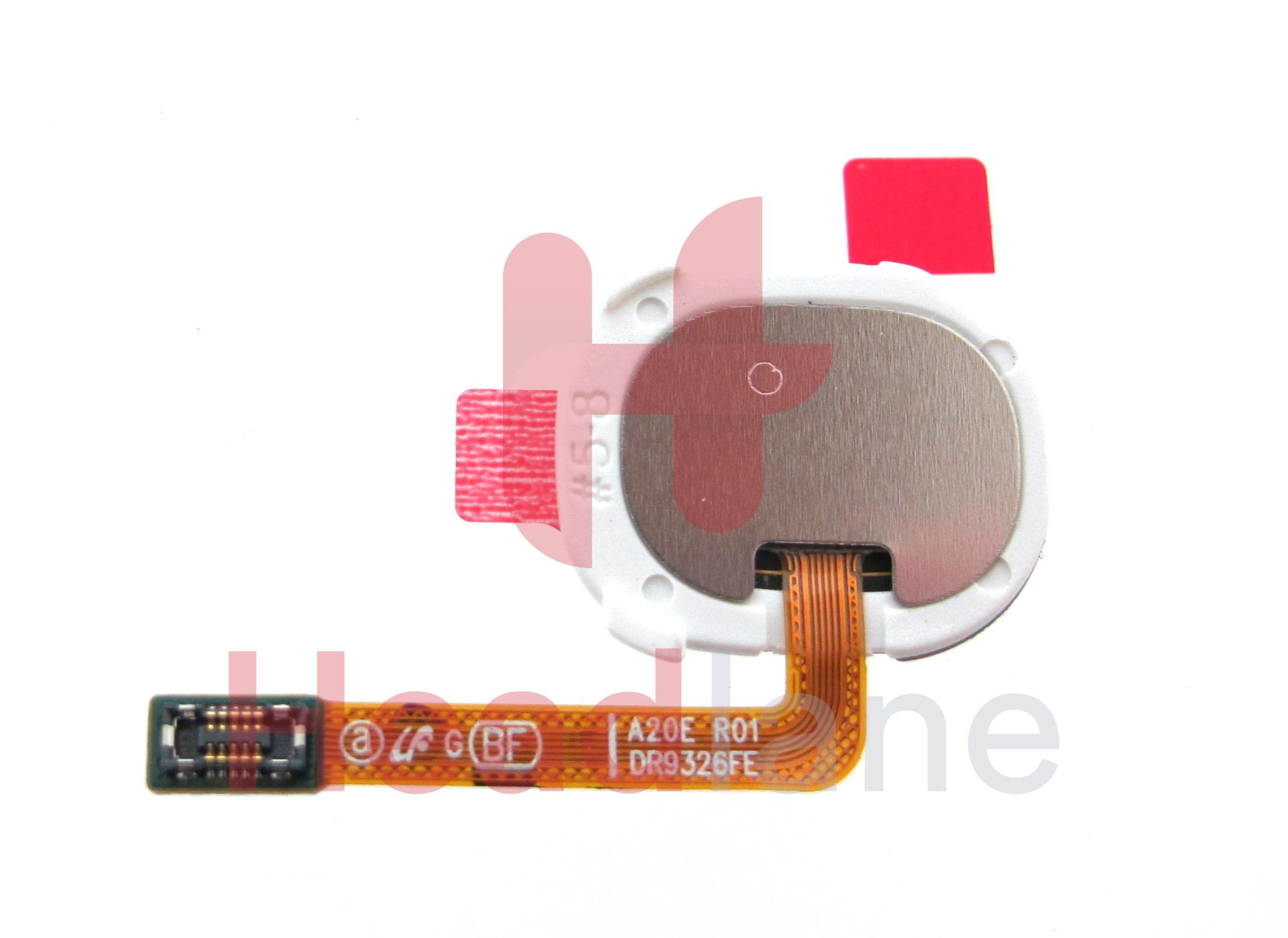 Samsung SM-A202 Galaxy A20E Fingerprint Scanner / Sensor - White - view 2