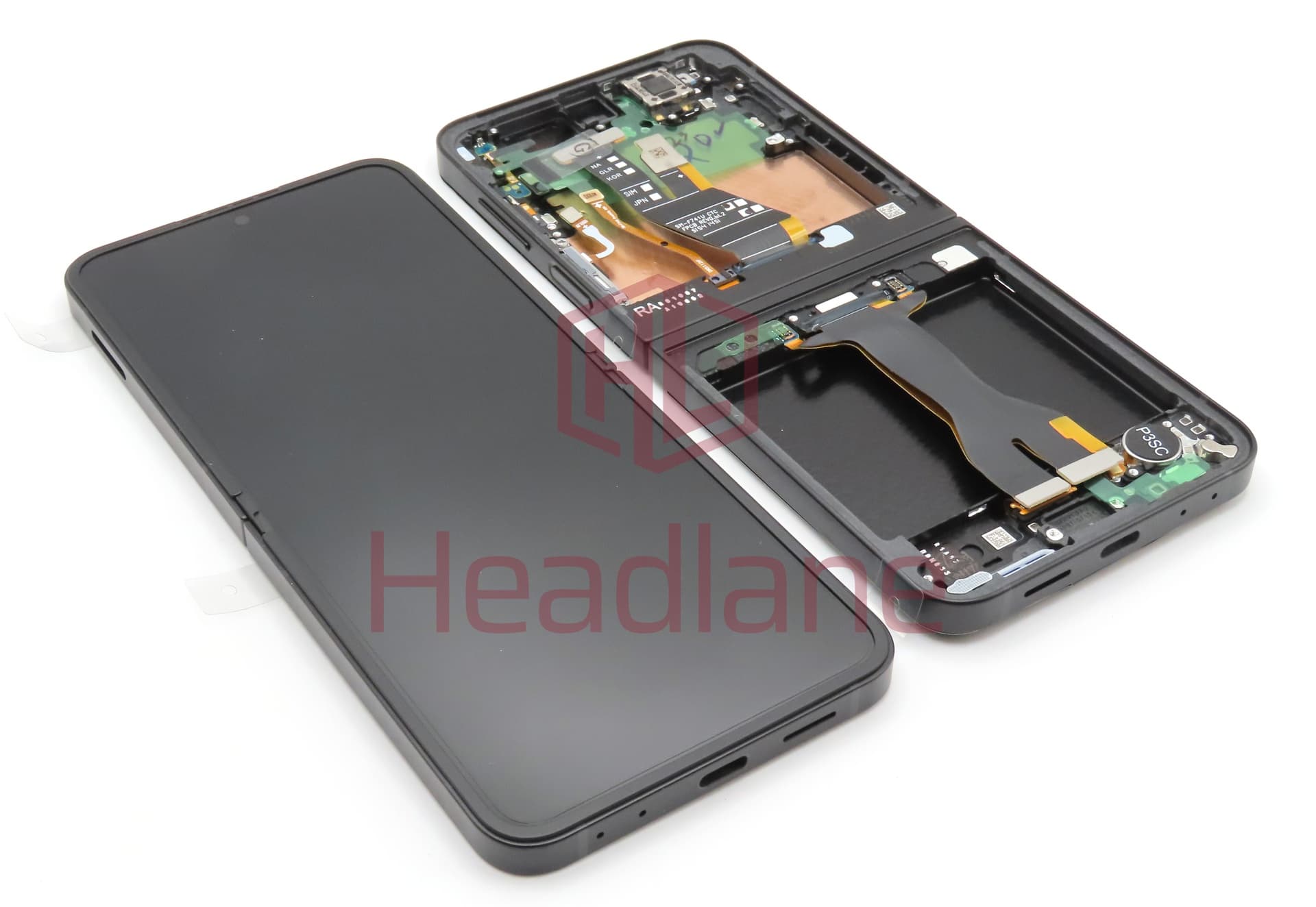 Samsung SM-F761 Galaxy Z Flip7 FE LCD Display / Screen + Touch - Black - view 3