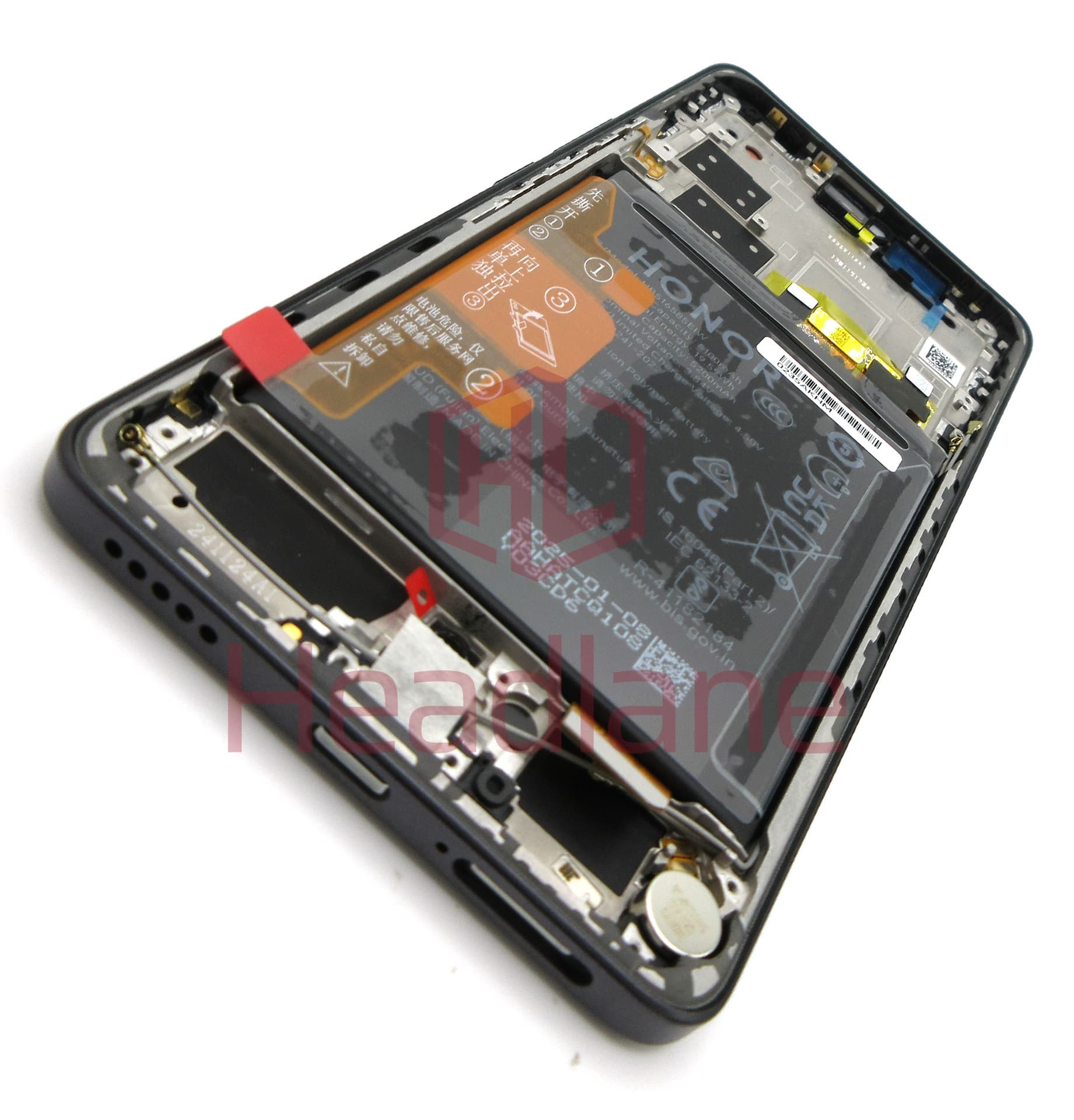 Honor 200 Pro LCD Display / Screen + Touch + HB516585EIW Battery - Black - view 2