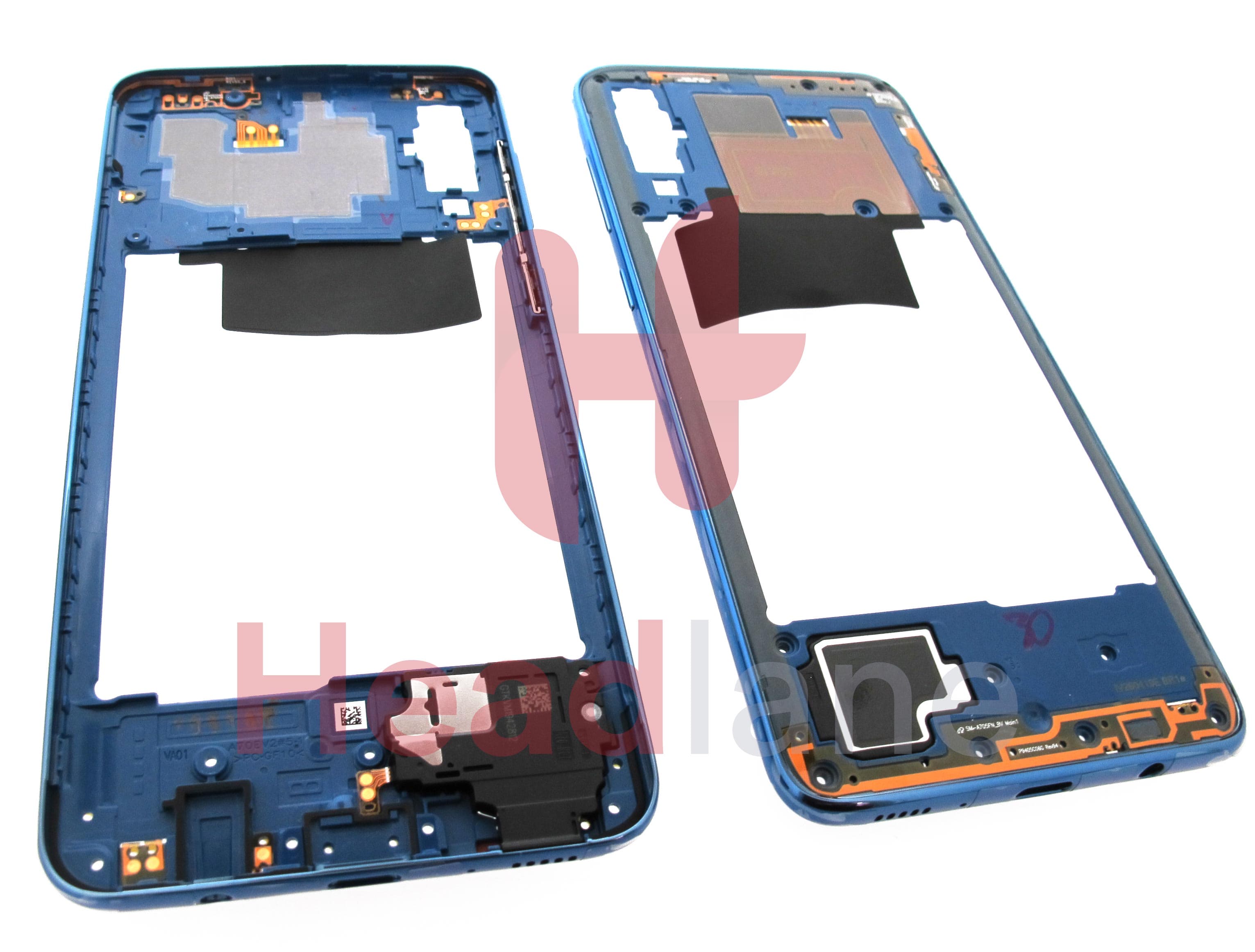 Samsung SM-A705 Galaxy A70 Middle Cover / Chassis - Blue - view 2