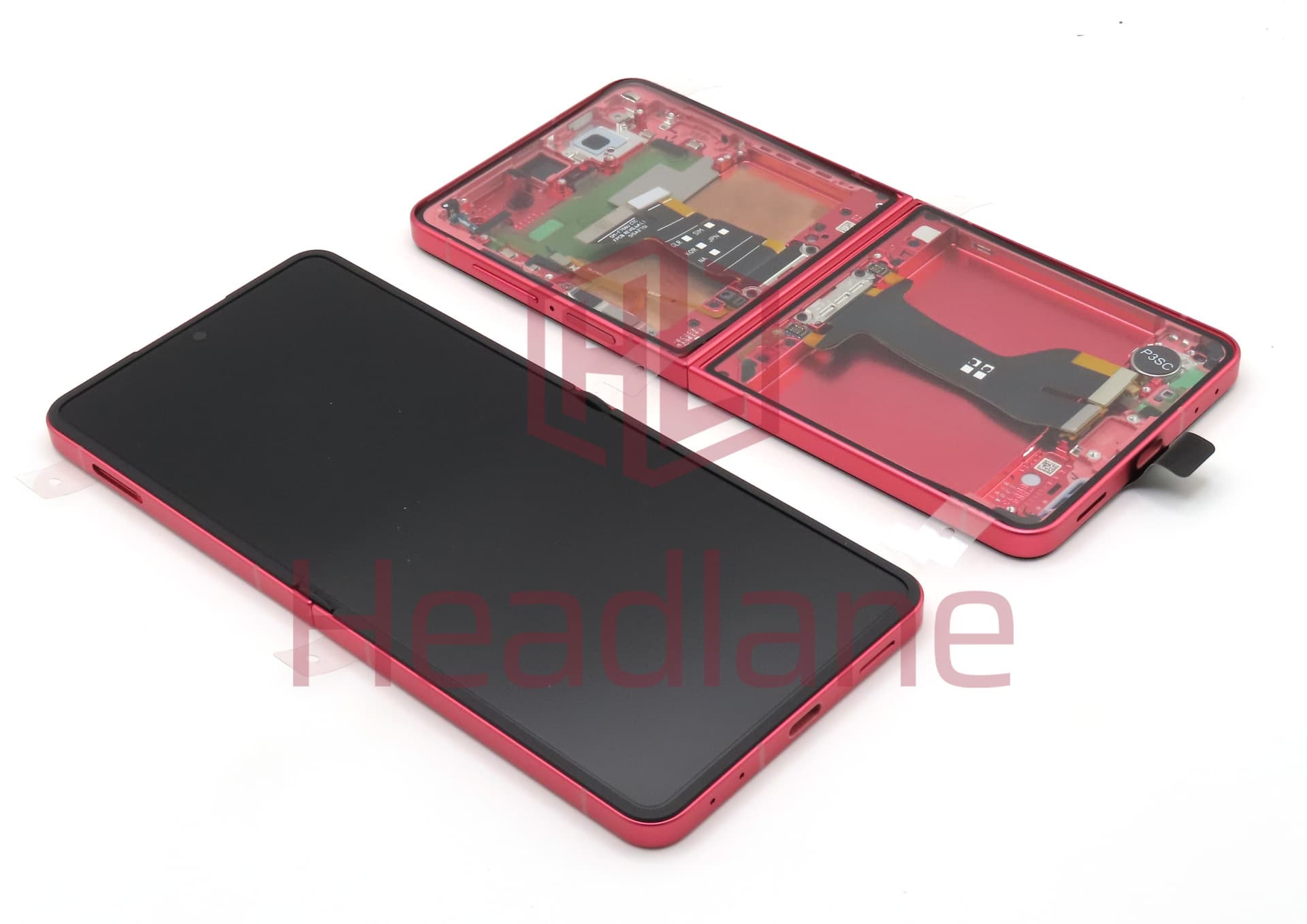 Samsung SM-F766 Galaxy Z Flip7 LCD Display / Screen + Touch - Coralred - view 2