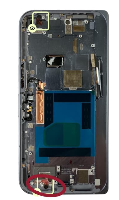 Google Pixel 10 Pro Fold Microphone Mesh - view 2