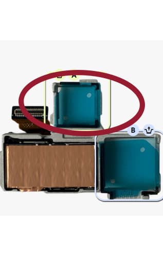 Google Pixel 10 Pro Ultrawide Camera Bracket Adhesive / Sticker - view 2