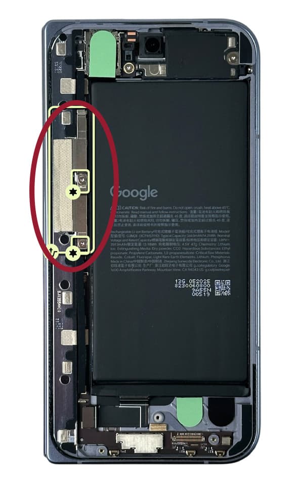 Google Pixel 10 Pro Fold Flip Bridge Cowling - view 3