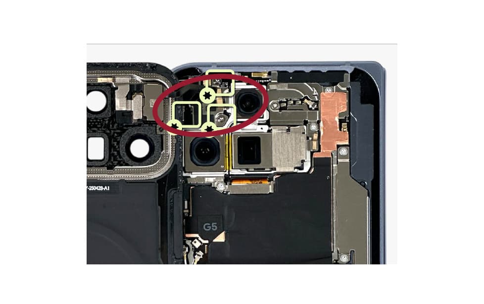 Google Pixel 10 Pro Fold Inner Front Camera Cowling - view 3