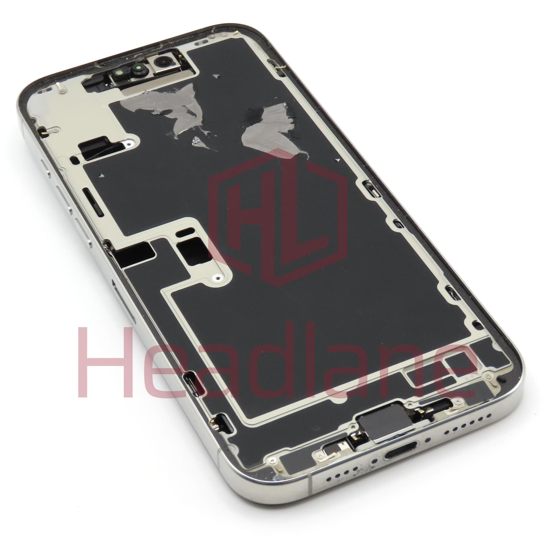 Apple iPhone 16 Pro Max Back / Battery Cover + Small Parts - White Titanium (Pulled - Grade B) - view 2