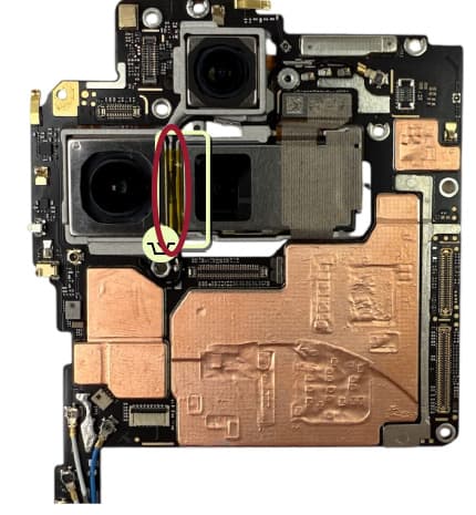 Google Pixel 10 Pro Fold Coaxial Cable Kapton Tape - view 2