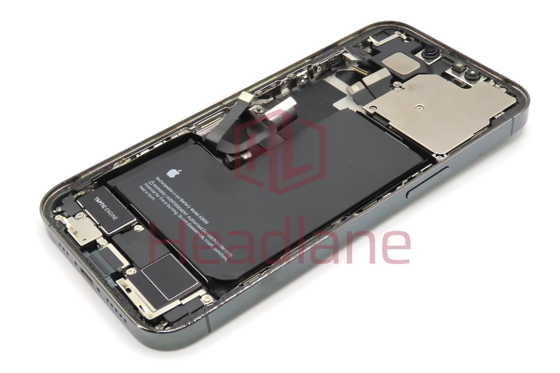 iPhone 13 Pro Back / Battery Cover + Small Parts - Green (Pulled - Grade C) - view 2