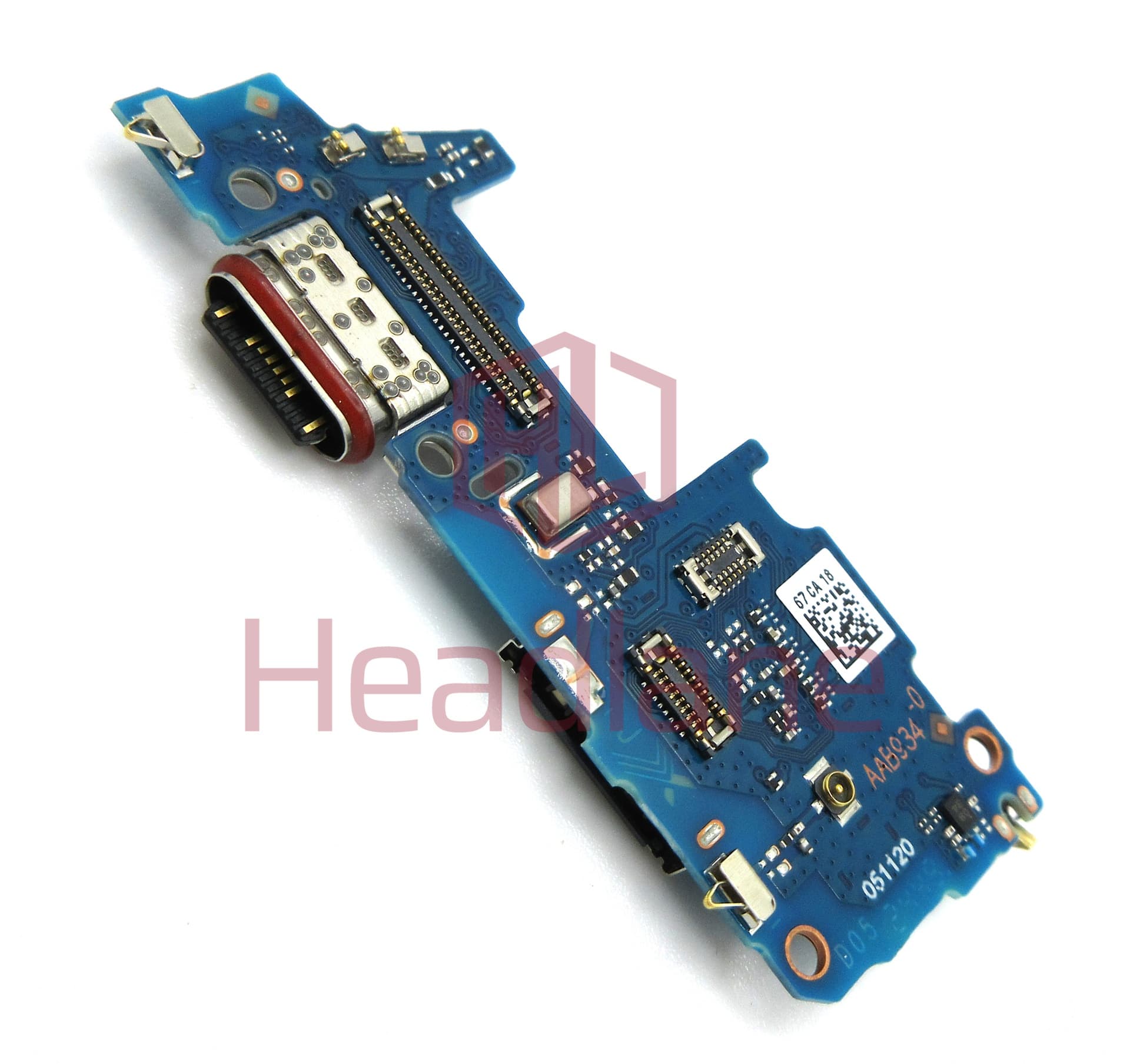 Realme RMX5056 14 Pro Charging Port Flex + SIM Card Reader - view 2