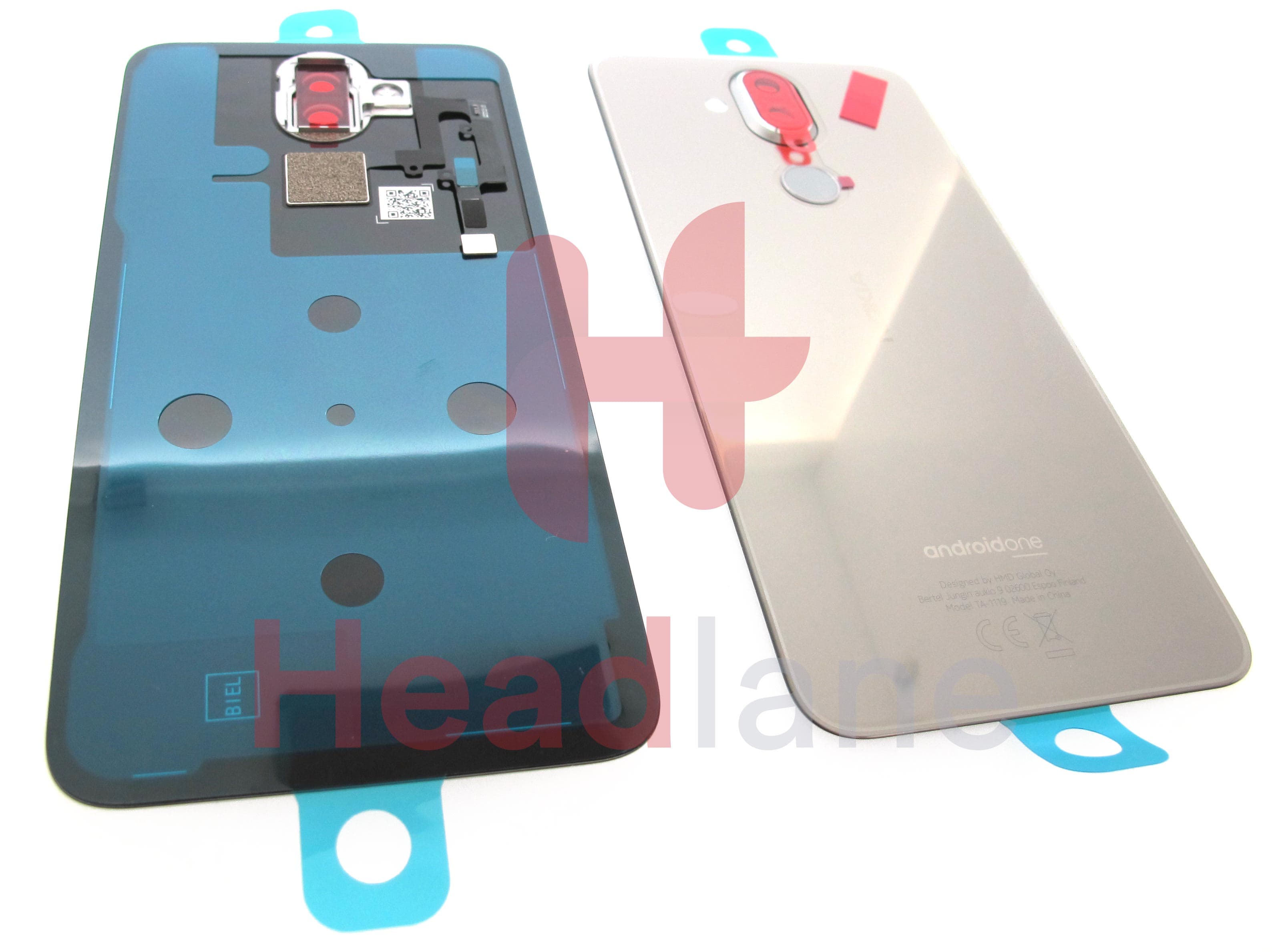 Nokia TA-1119 (Dual SIM) 8.1 Back / Battery Cover - Iron - view 2