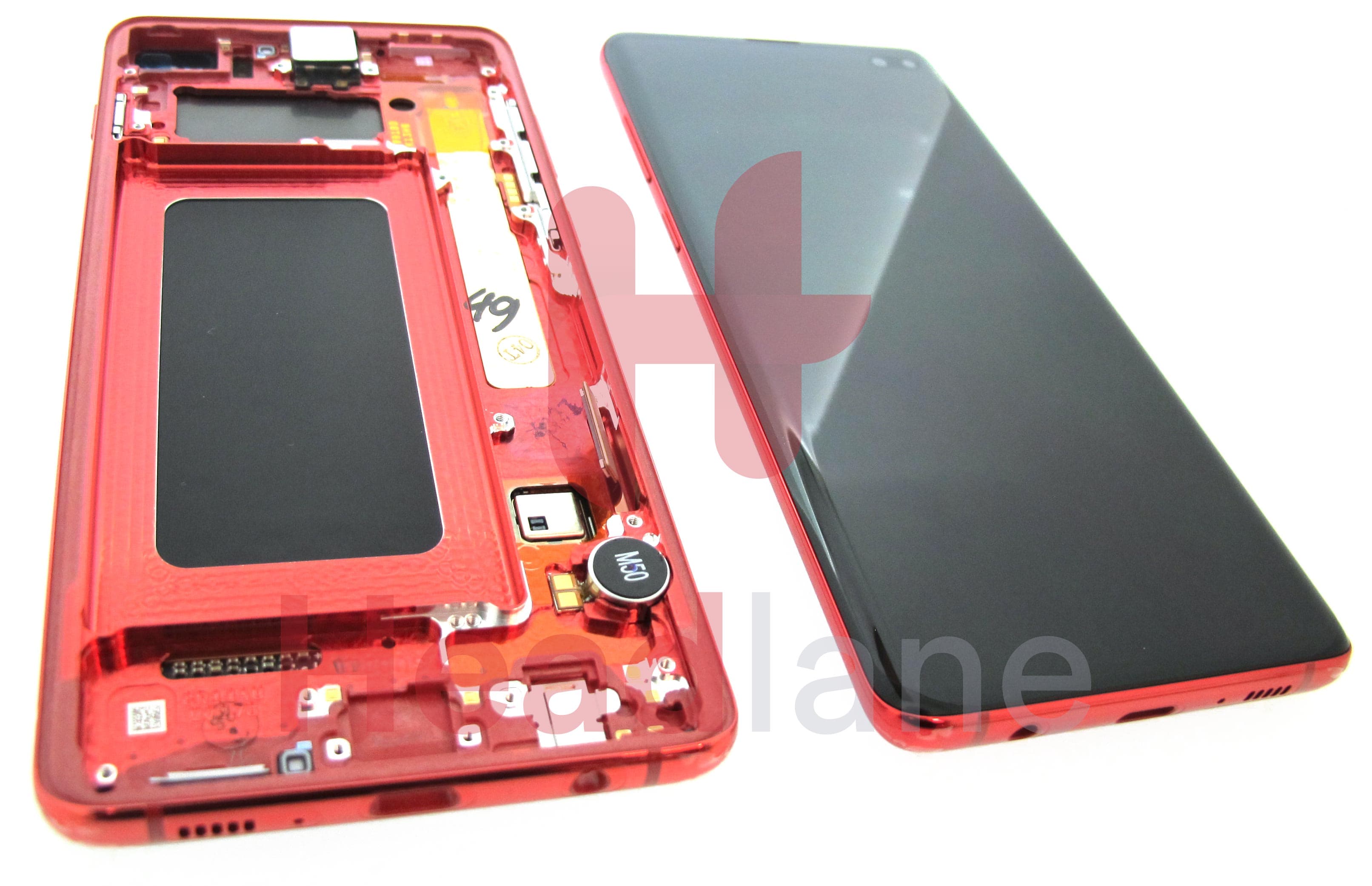 Samsung SM-G975 Galaxy S10+ / S10 Plus LCD Display / Screen + Touch - Cardinal Red - view 2