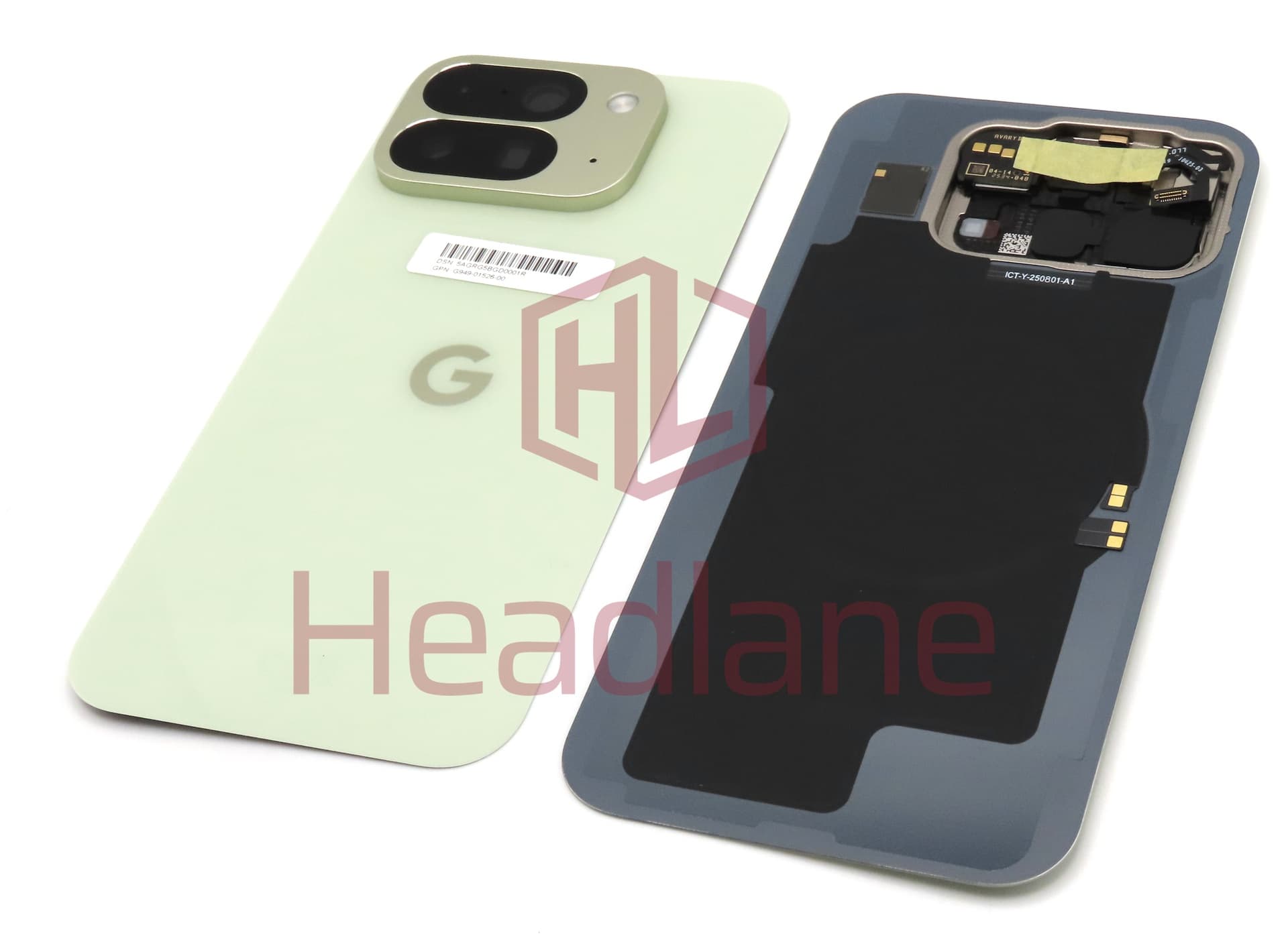 Google Pixel 10 Pro Fold Back / Battery Cover - Jade - view 2