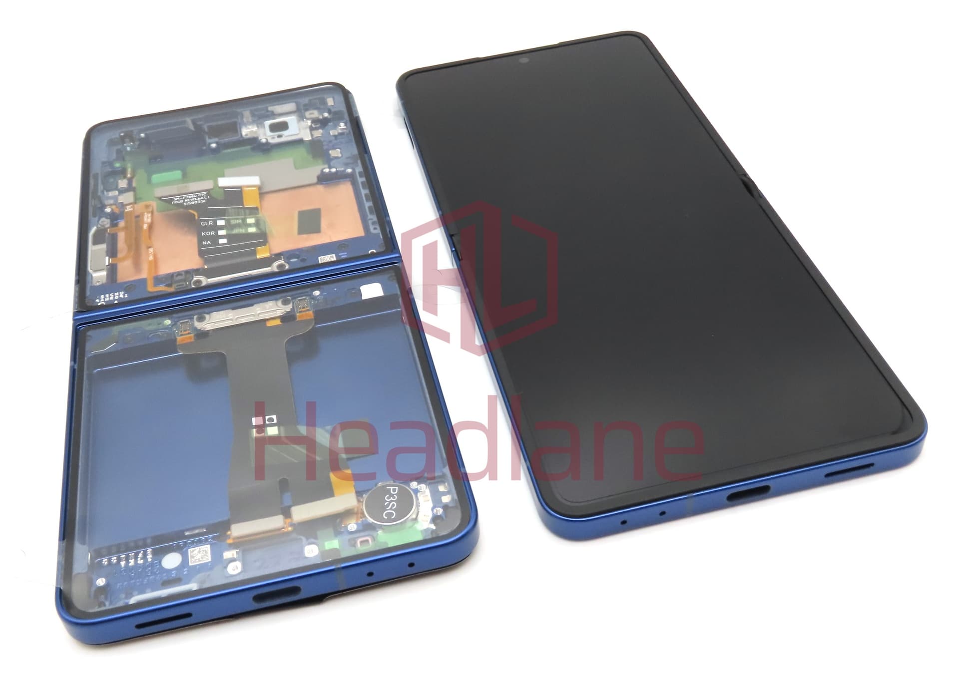 Samsung SM-F766 Galaxy Z Flip7 LCD Display / Screen + Touch - Blue Shadow - view 2