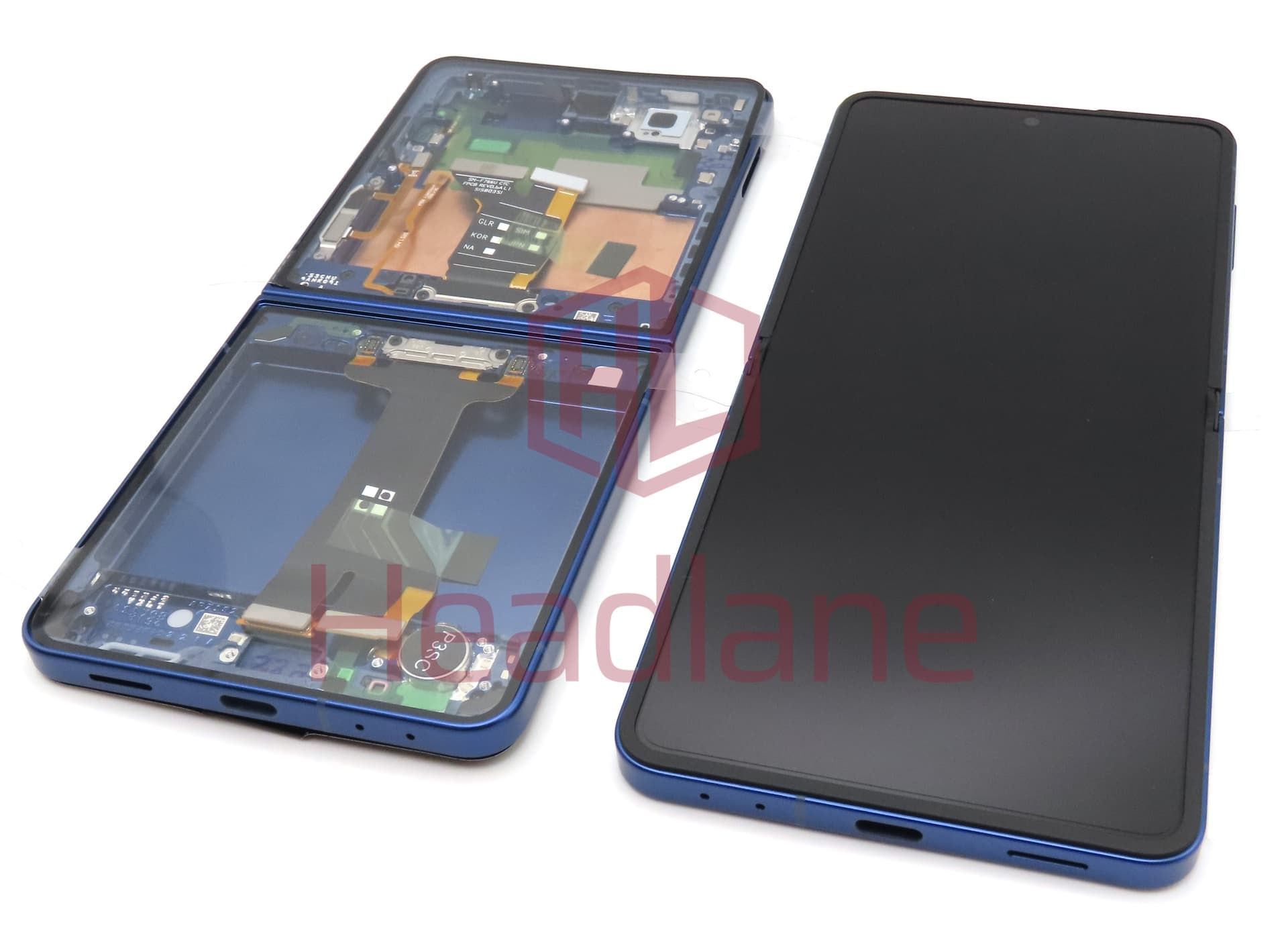 Samsung SM-F766 Galaxy Z Flip7 LCD Display / Screen + Touch - Blue Shadow - view 3