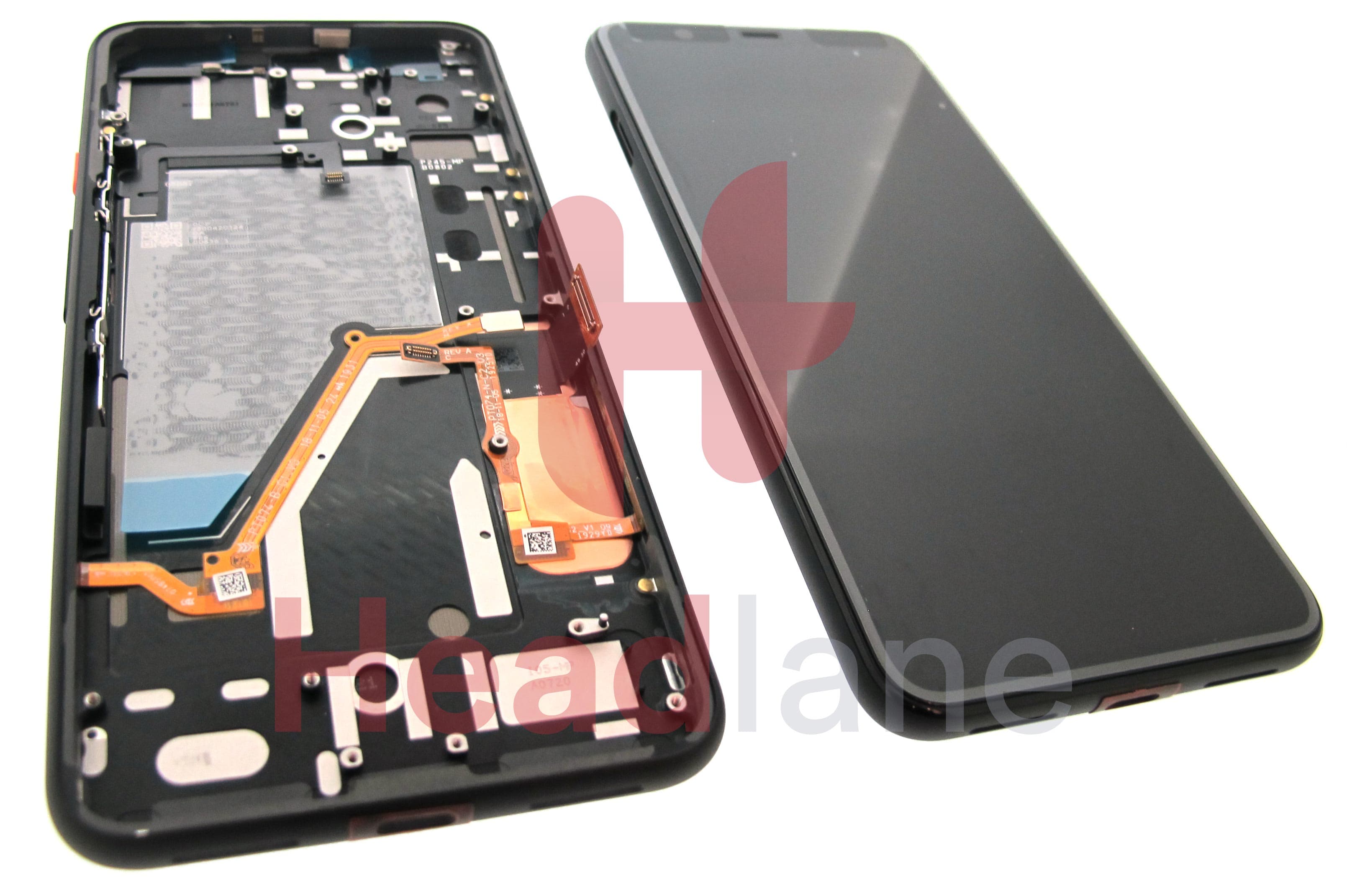 Google Pixel 4 XL LCD Display / Screen + Touch - White - view 2