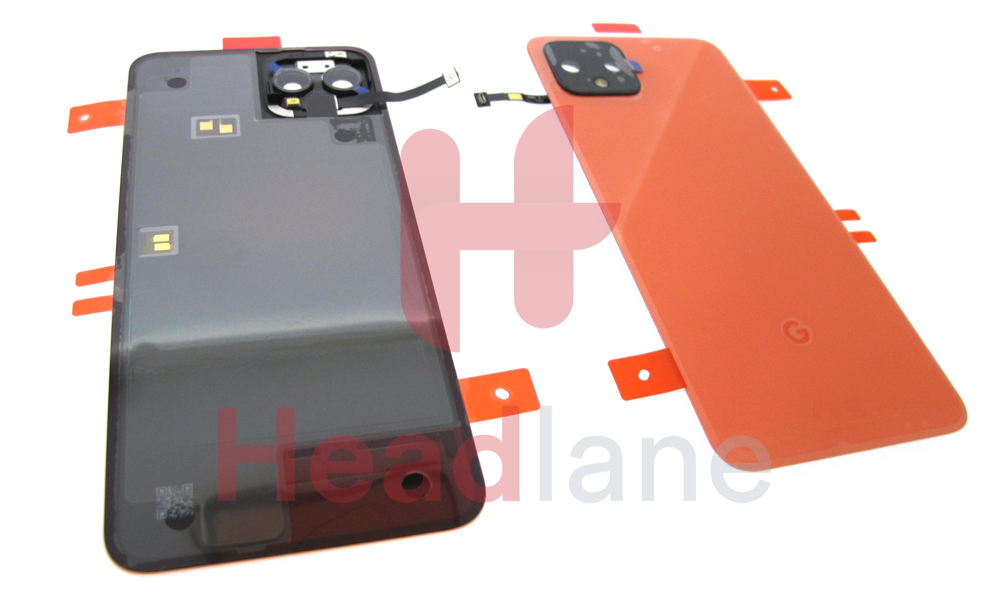 Google Pixel 4 Back / Battery Cover - Orange - view 2