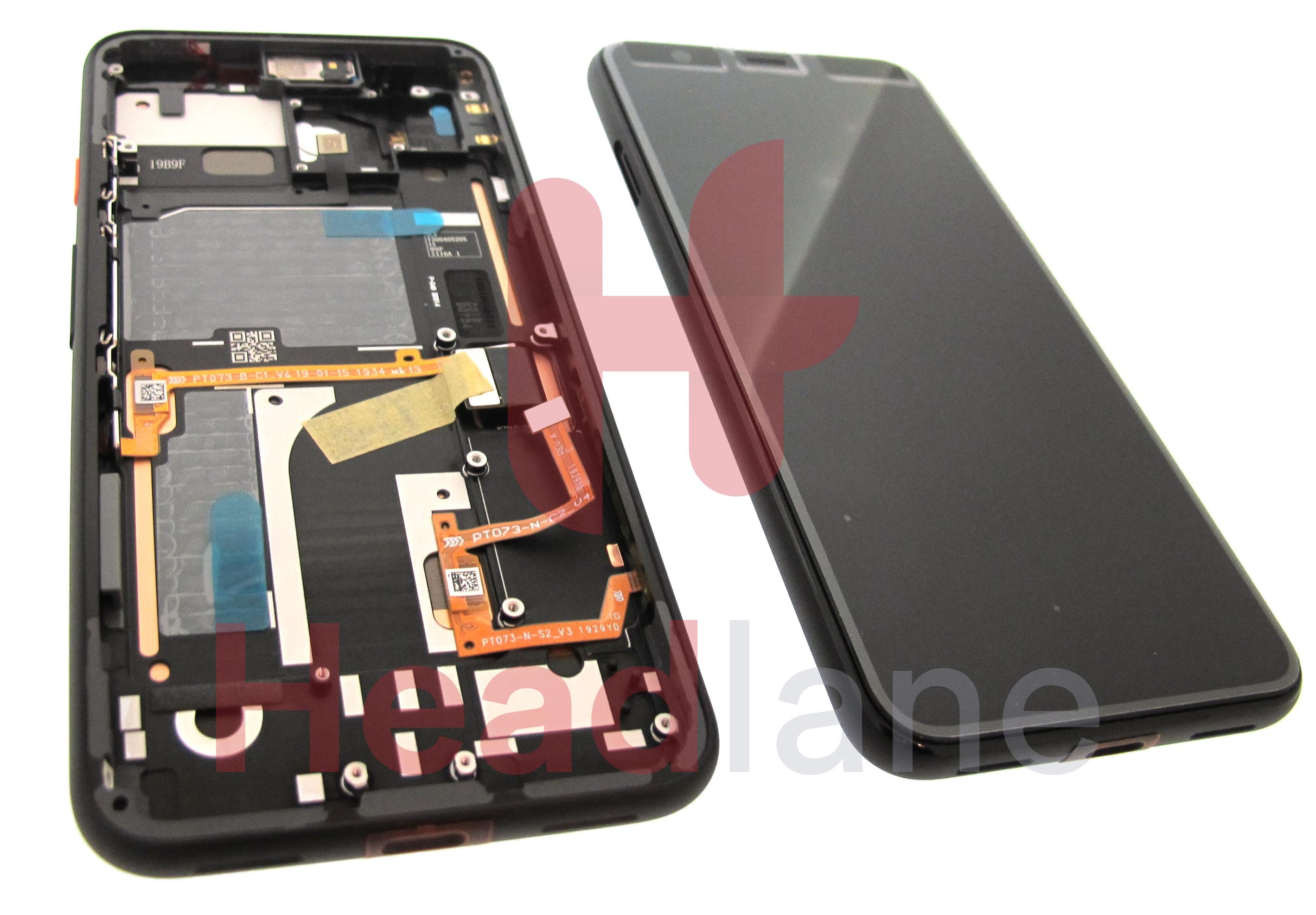 Google Pixel 4 LCD Display / Screen + Touch - White - view 2