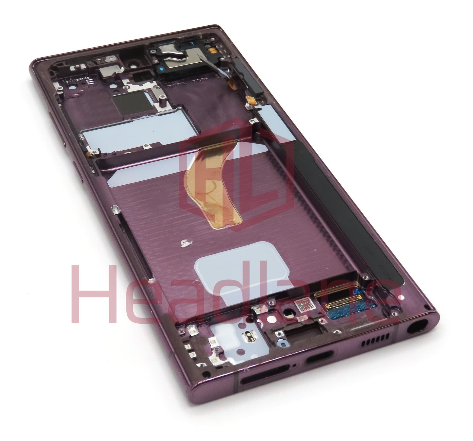 Samsung SM-S908 Galaxy S22 Ultra LCD Display / Screen + Touch - Burgundy (Pulled - Grade A) - view 2