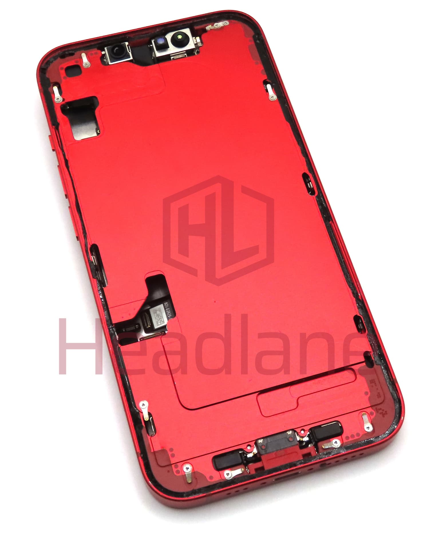 iPhone 14 Back / Battery Cover + Small Parts - Red (Pulled - Grade B) - view 2