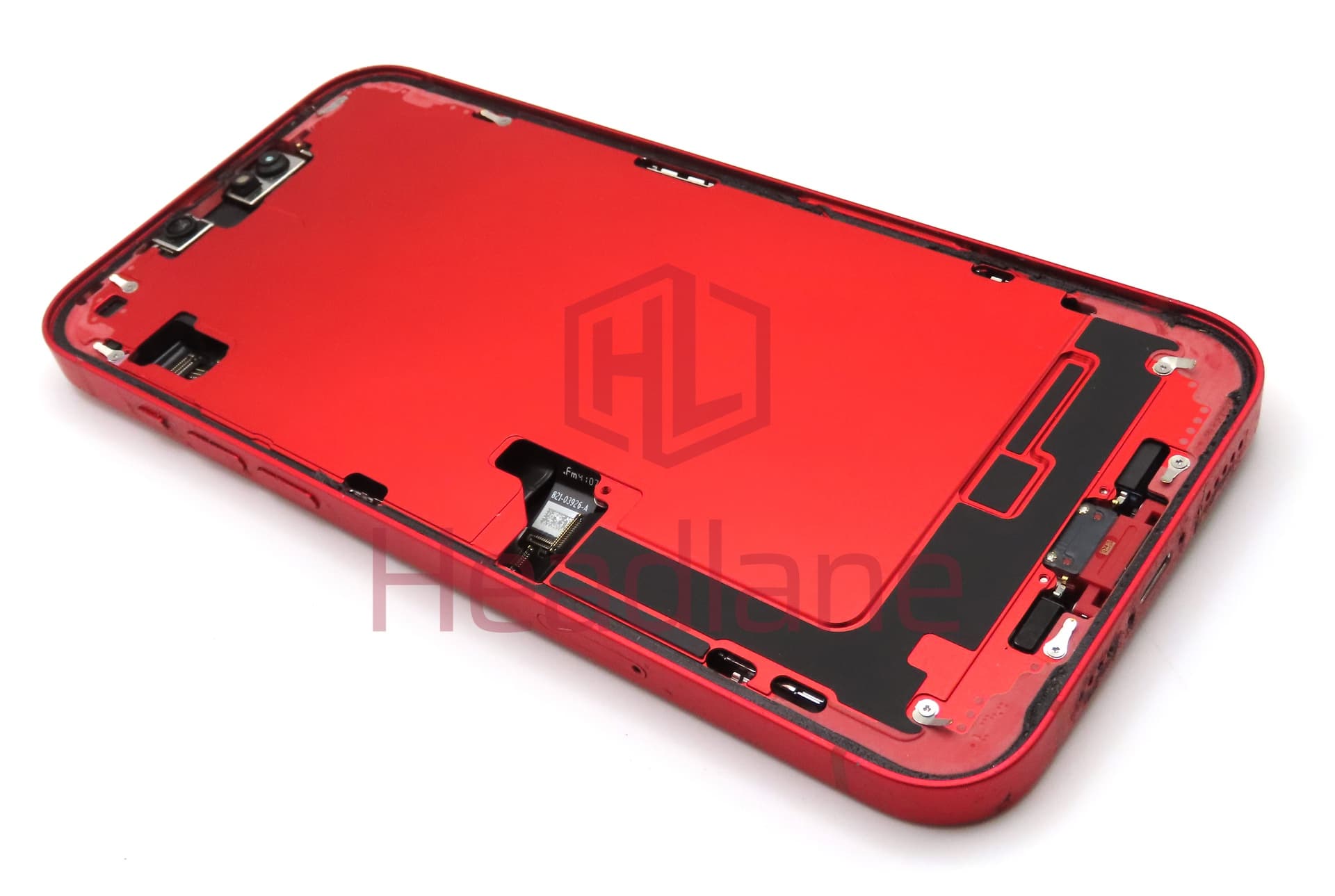 iPhone 14 Plus Back / Battery Cover + Small Parts - Red (Pulled - Grade C) - view 2