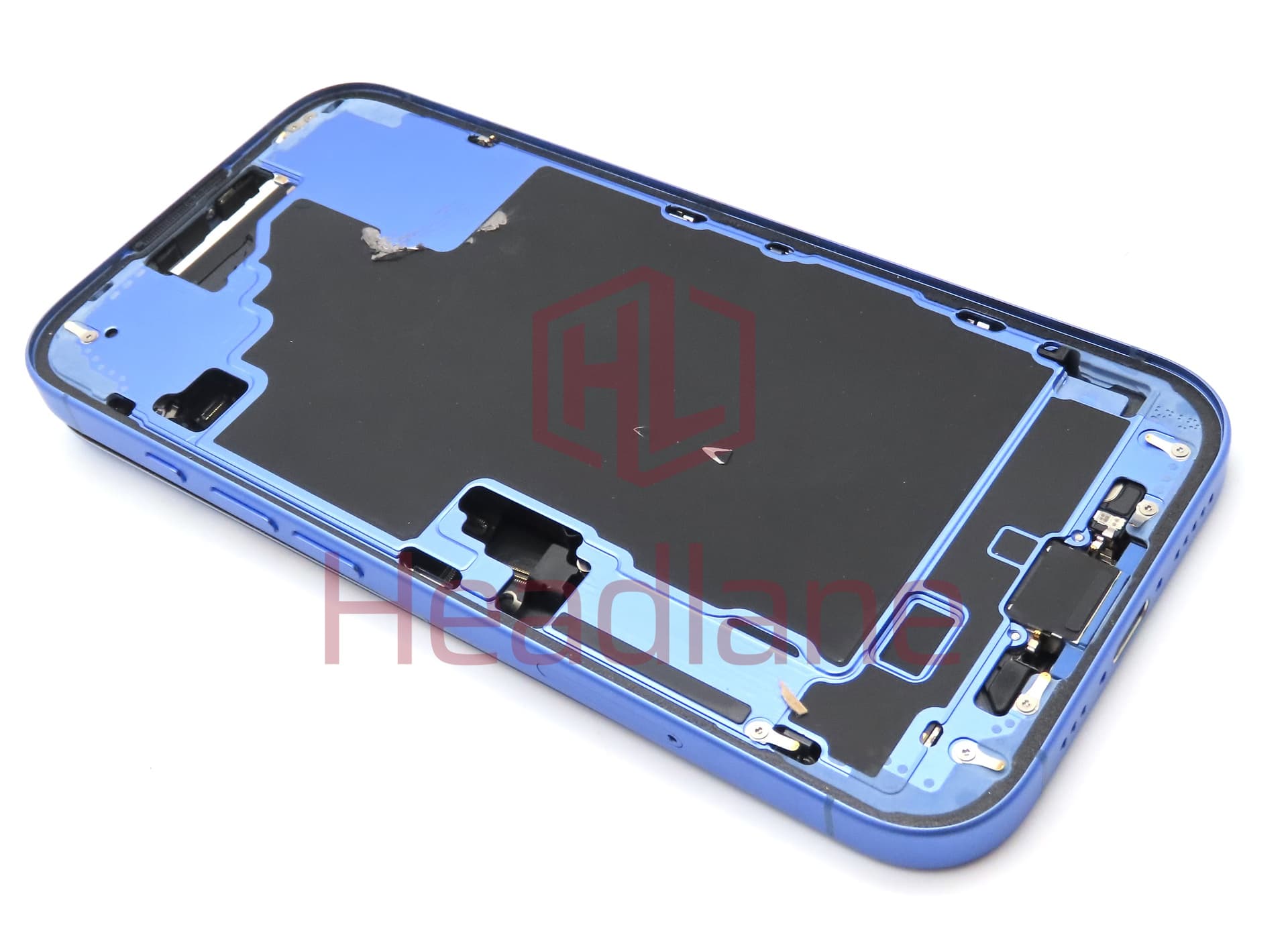 Apple iPhone 16 Back / Battery Cover + Small Parts - Ultramarine (Pulled - Grade A) (No Camera) - view 2