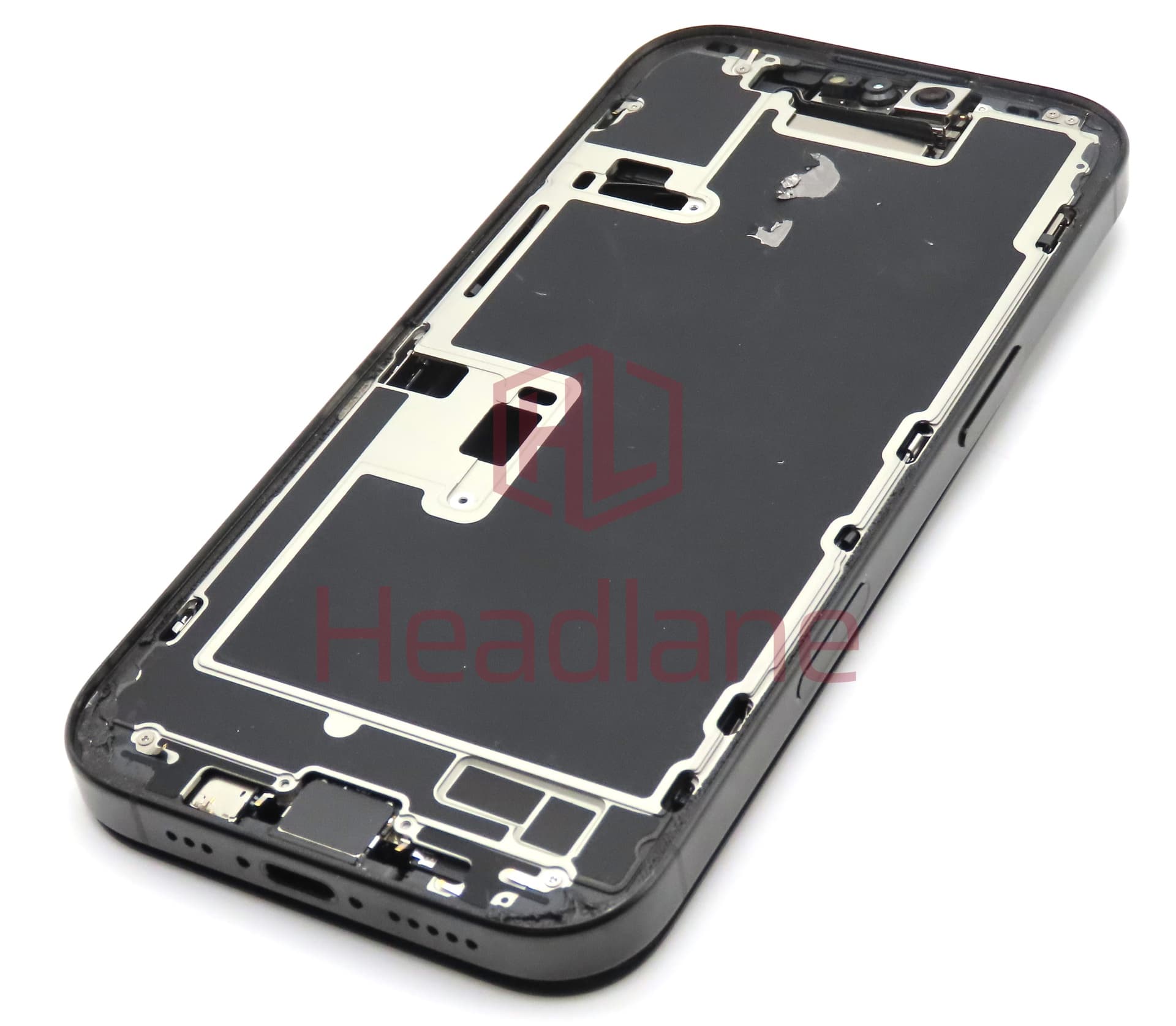 Apple iPhone 16 Pro Back / Battery Cover + Small Parts - Black Titanium (Grade A) - view 2