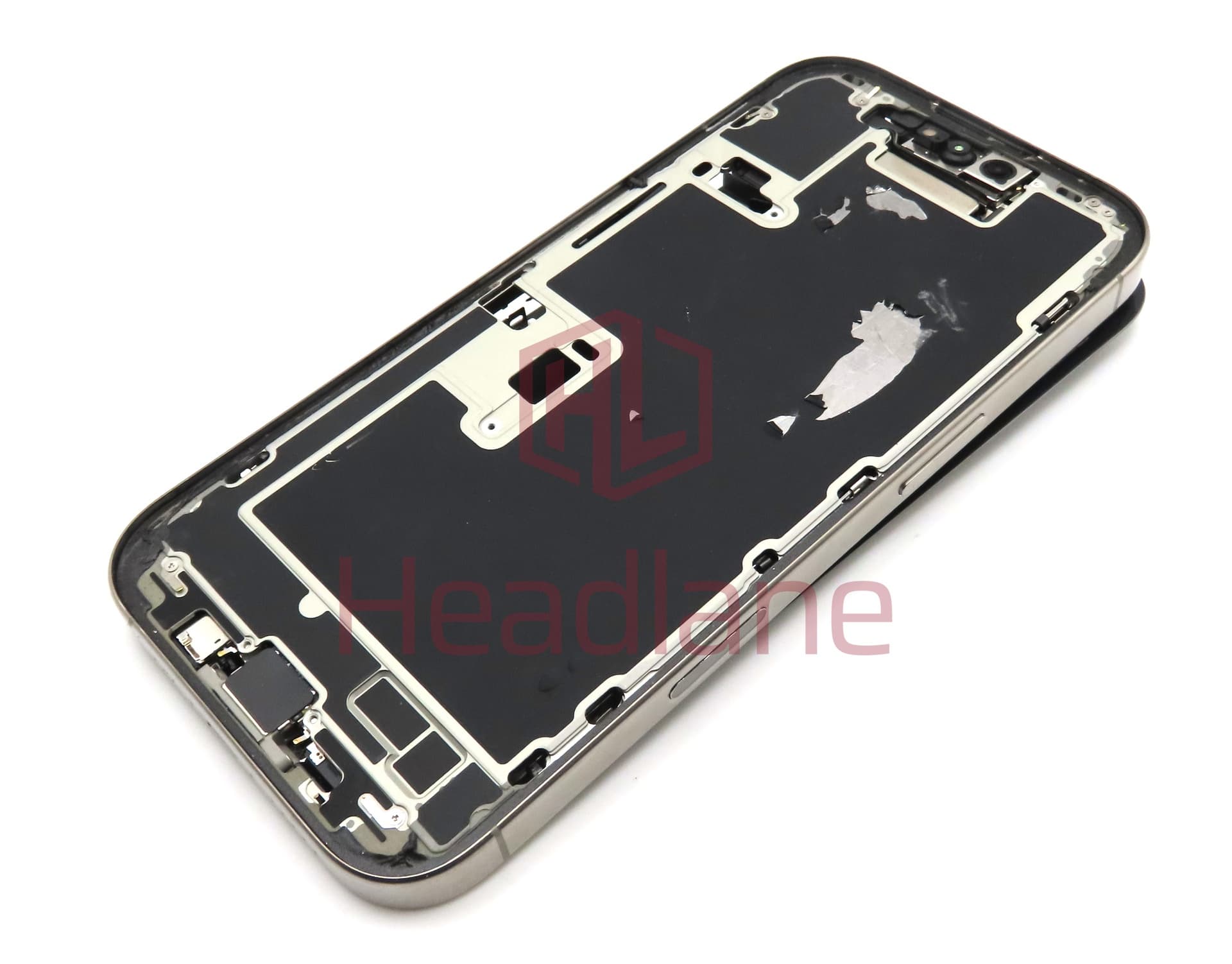 Apple iPhone 16 Pro Back / Battery Cover + Small Parts - Natural Titanium (Grade A) - view 2