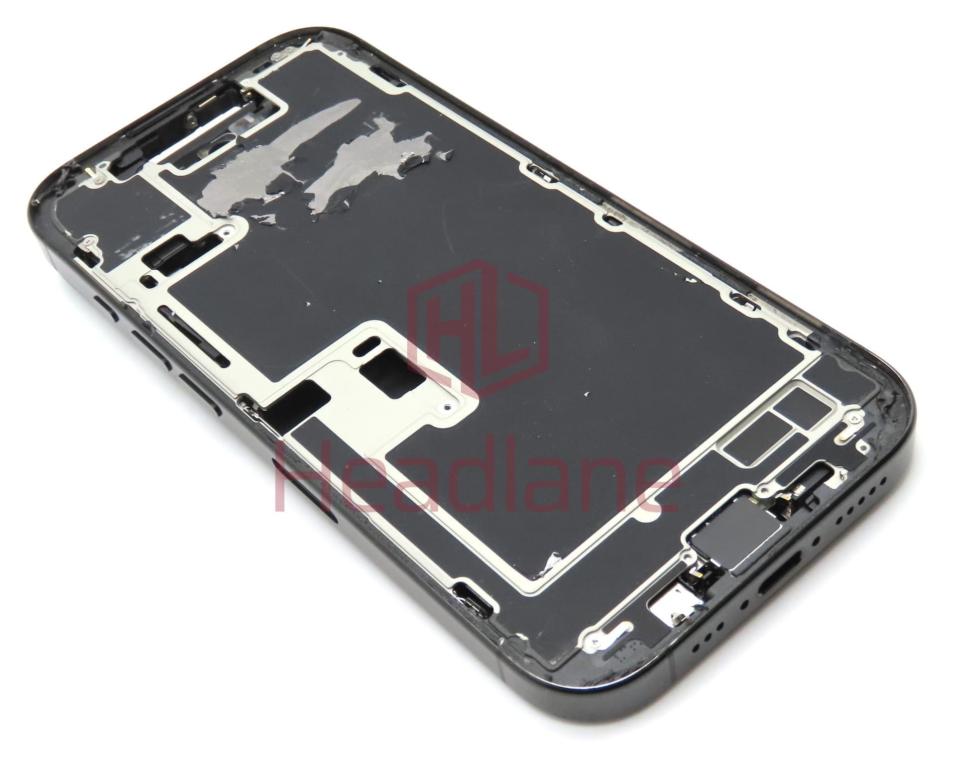 Apple iPhone 16 Pro Back / Battery Cover + Small Parts - Natural Titanium (Grade A) (No Camera) - view 2