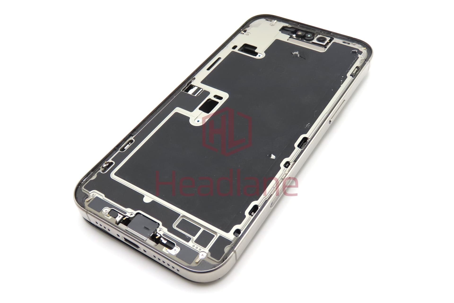 Apple iPhone 16 Pro Max Back / Battery Cover + Small Parts - Natural Titanium (Pulled - Grade B) - view 2