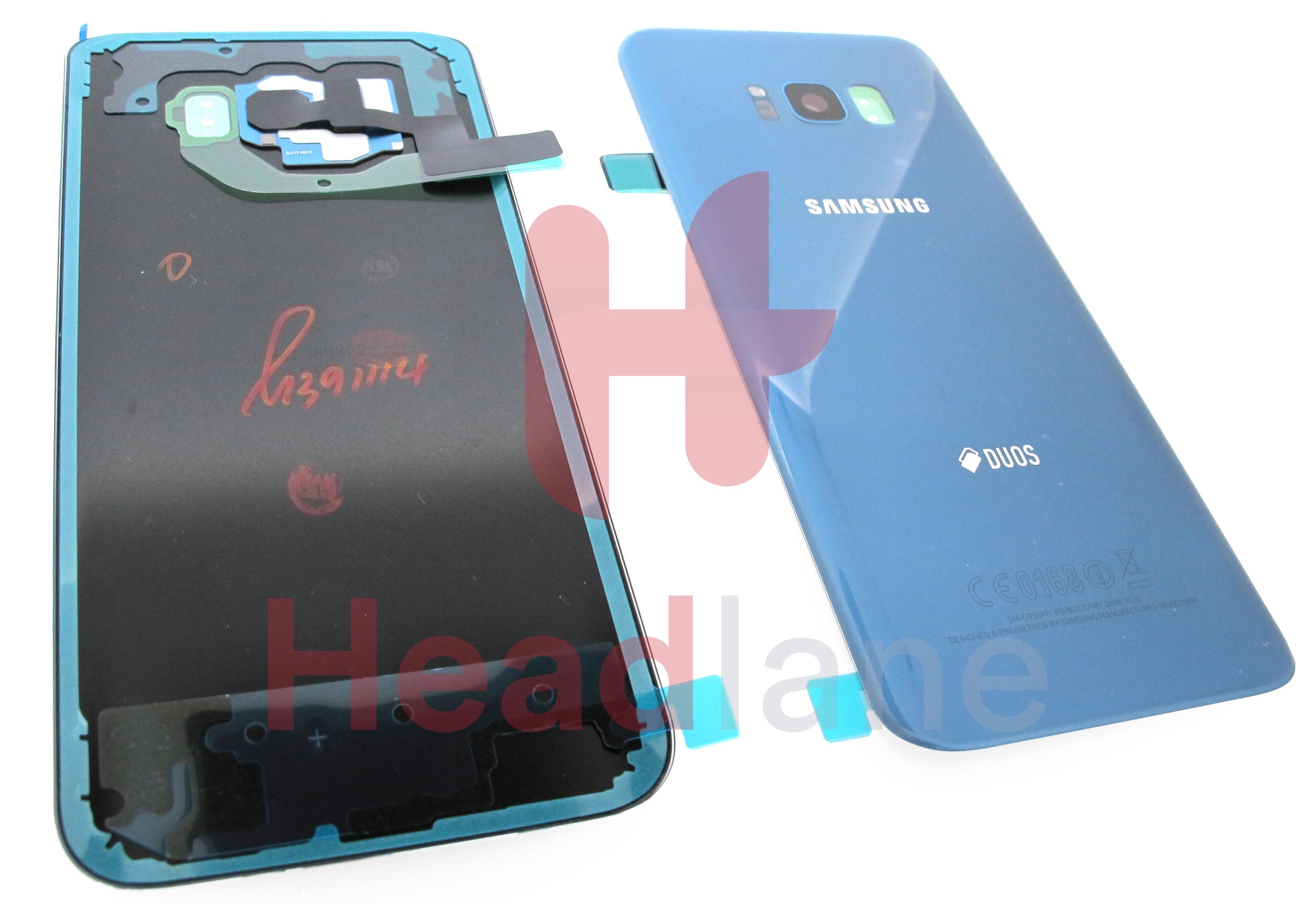 Samsung SM-G955FD Galaxy S8+ DUOS Battery Cover - Blue - view 2