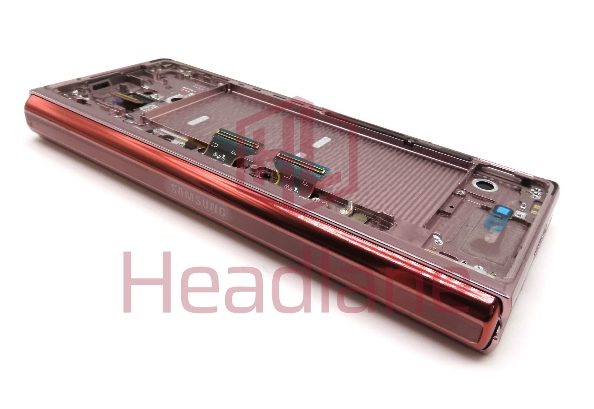 Samsung SM-F916 Galaxy Z Fold2 5G LCD Display / Screen + Touch - Mystic Bronze (Red Hinge) - view 5