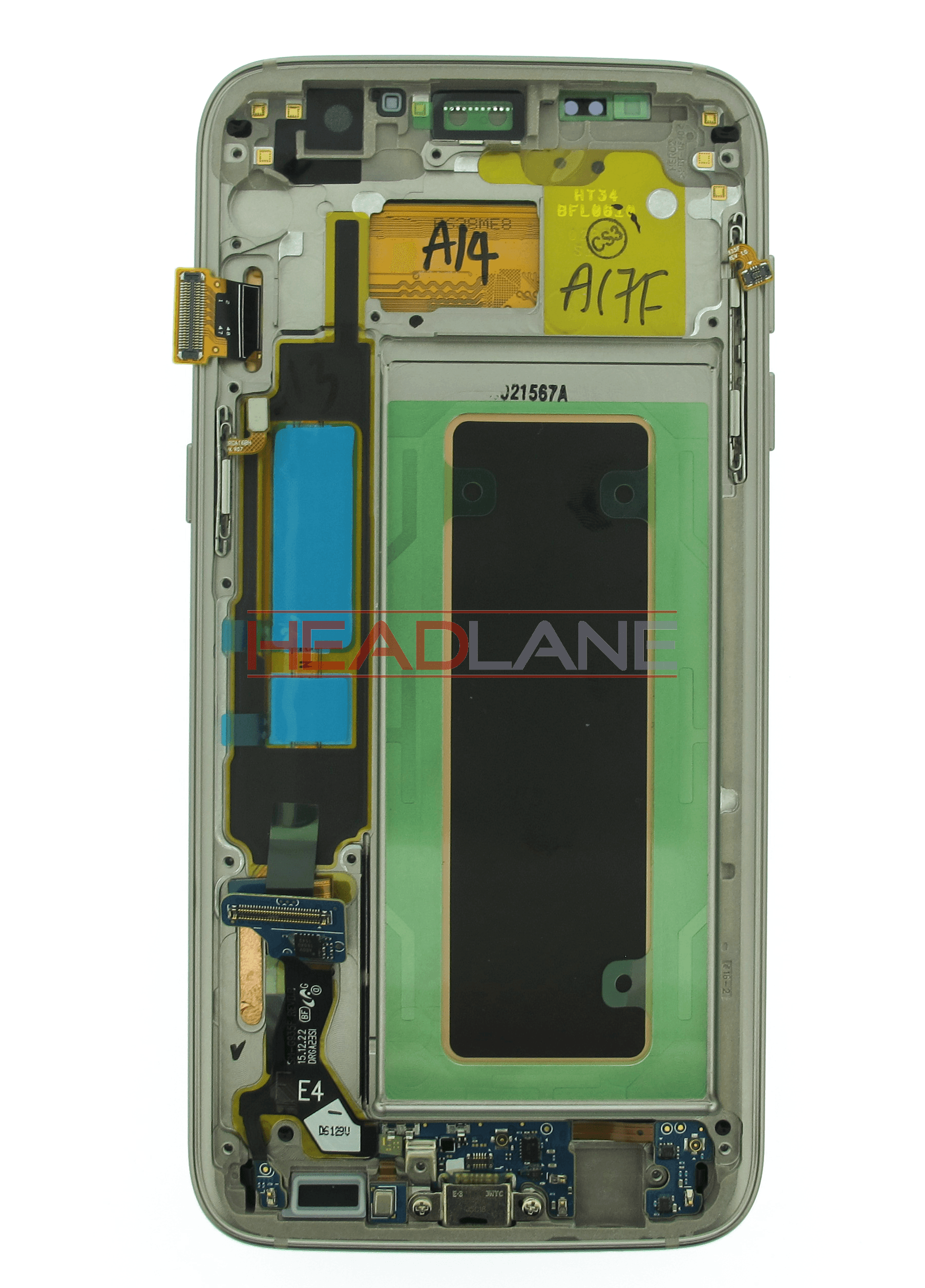 Samsung SM-G9350 Galaxy S7 Edge LCD Display / Screen + Touch - Gold - view 2