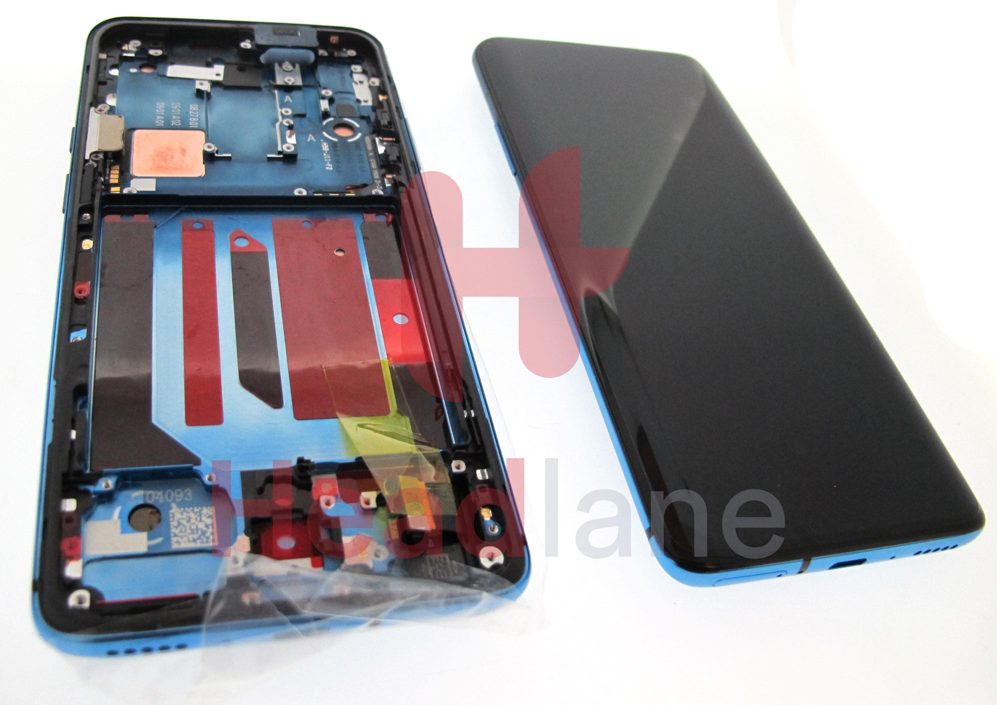 OnePlus 7T Pro LCD Display / Screen + Touch - Haze Blue - view 2