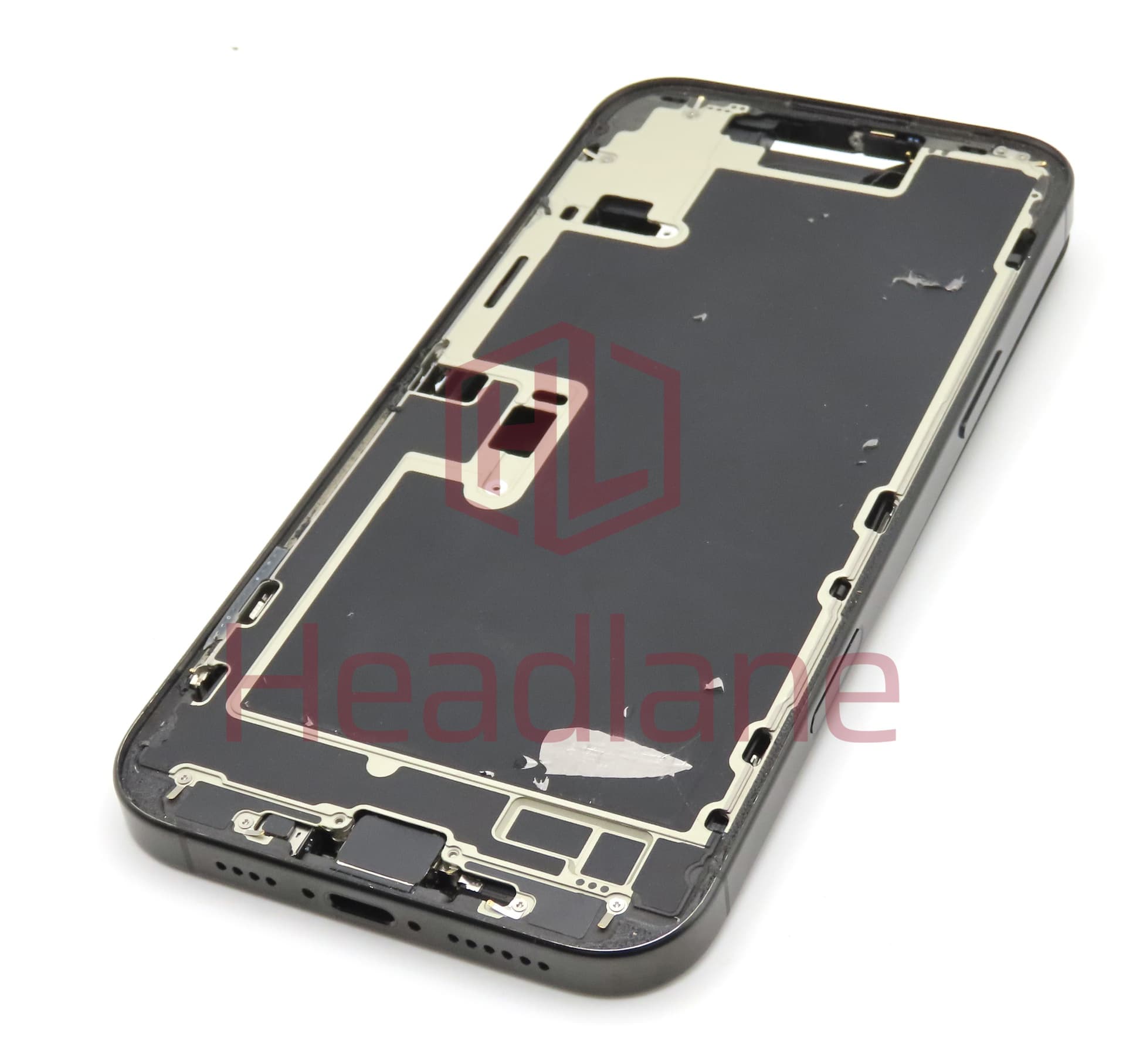 Apple iPhone 16 Pro Max Back / Battery Cover + Small Parts - Natural Titanium (Pulled - Grade A) (No Camera) - view 2