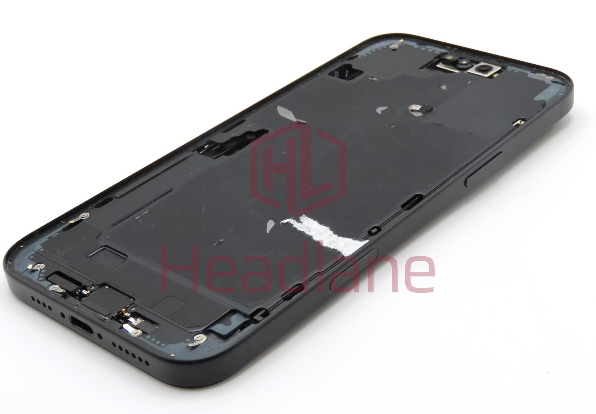 Apple iPhone 16 Plus Back / Battery Cover + Small Parts - Black (Pulled - Grade A) - view 2