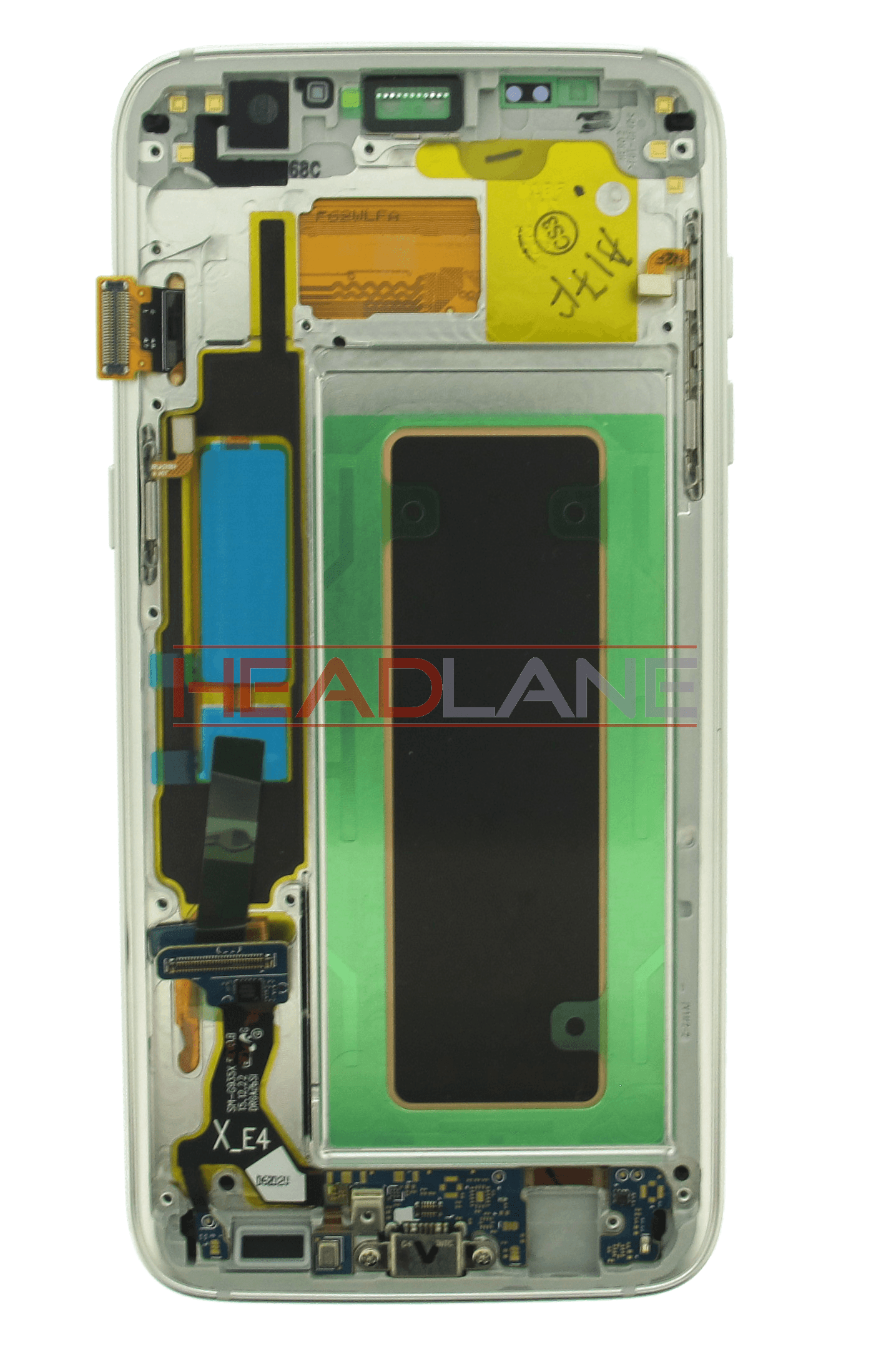 Samsung SM-G9350 Galaxy S7 Edge LCD Display / Screen + Touch - White - view 2