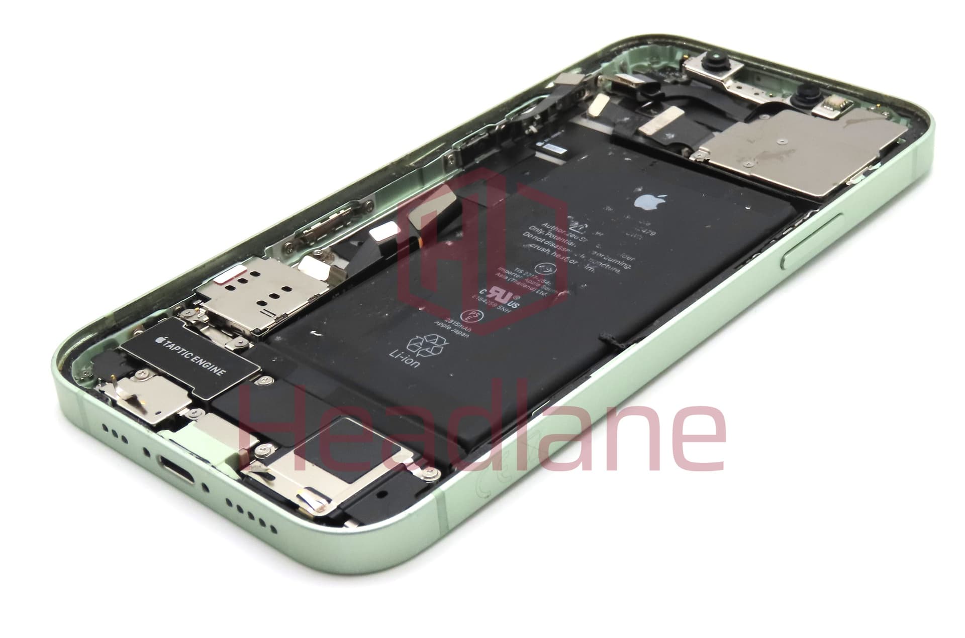 iPhone 12 Back / Battery Cover + Small Parts - Green (Pulled - Grade B) - view 2
